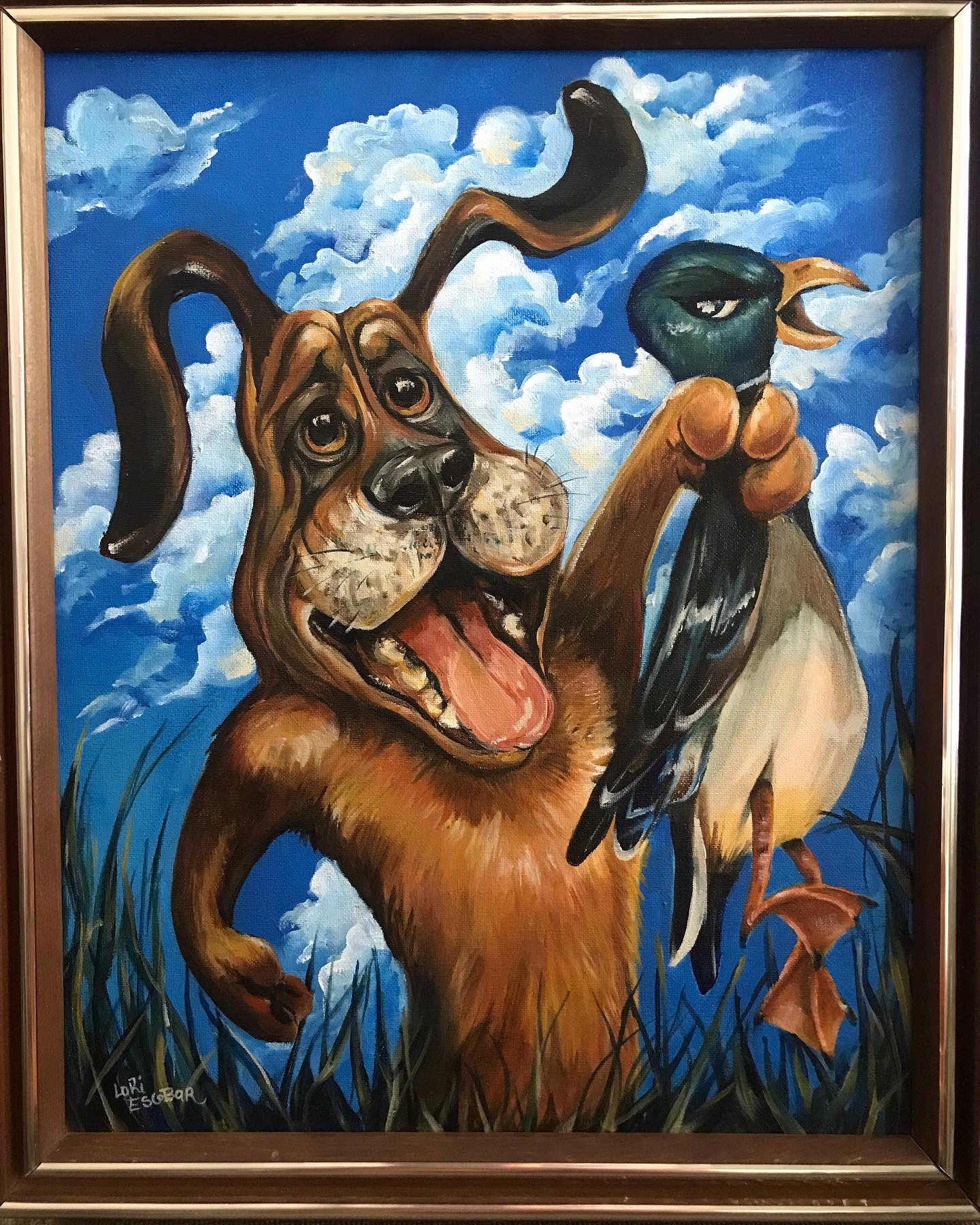 Duck Hunt No. 2 - Acrylic on Canvas