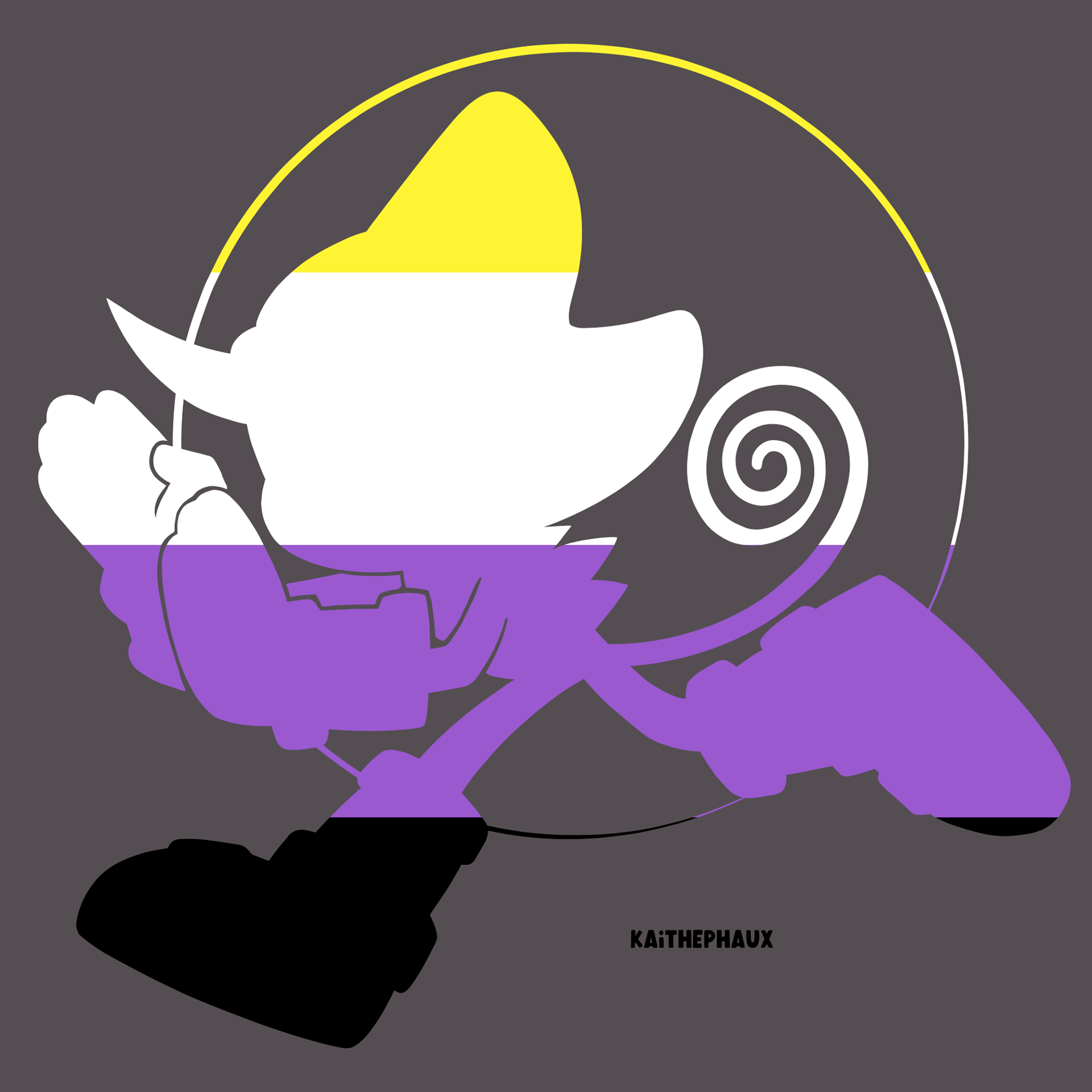 Espio the Chameleon - Non-Binary