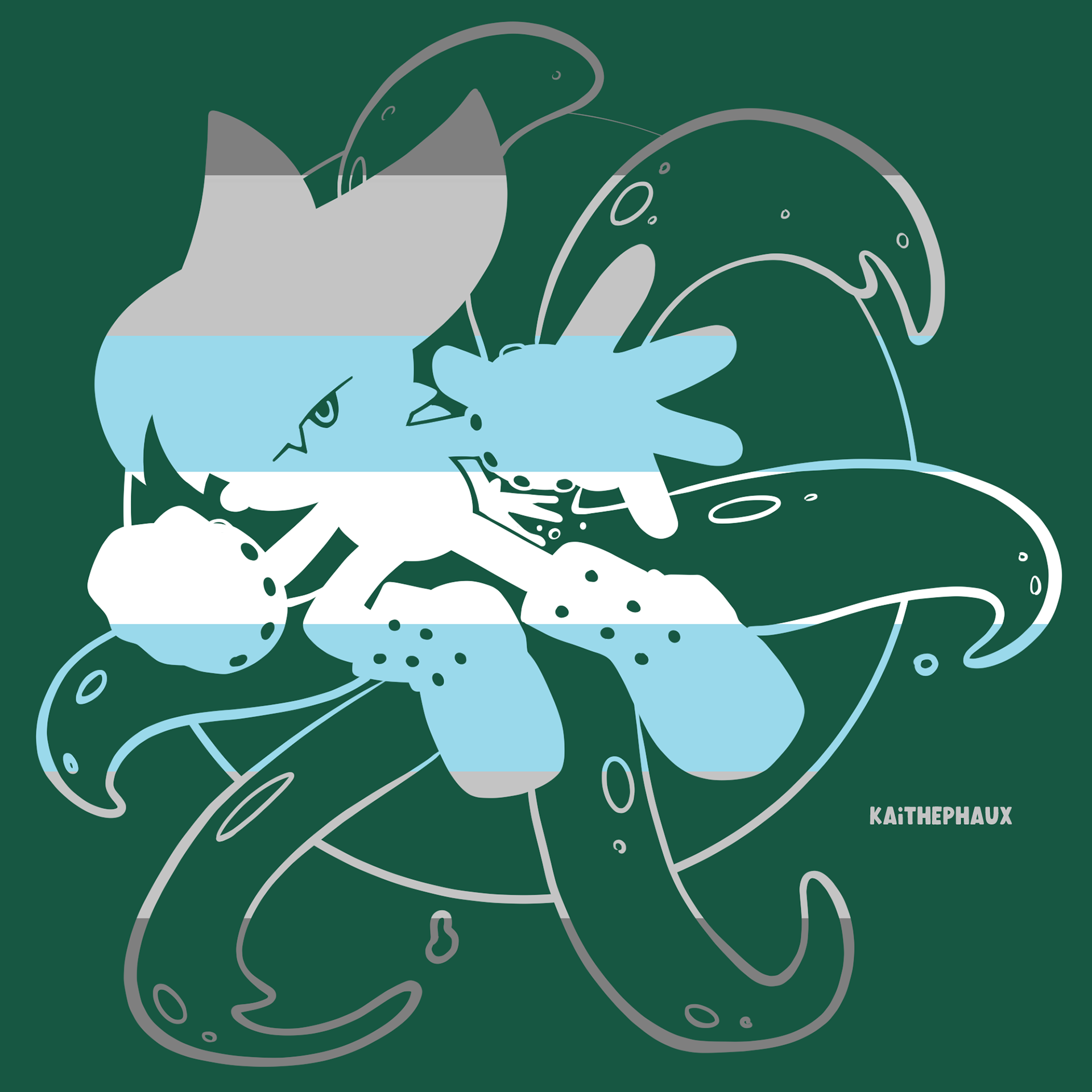 Kitsunami the Fennec - Demiboy Pride