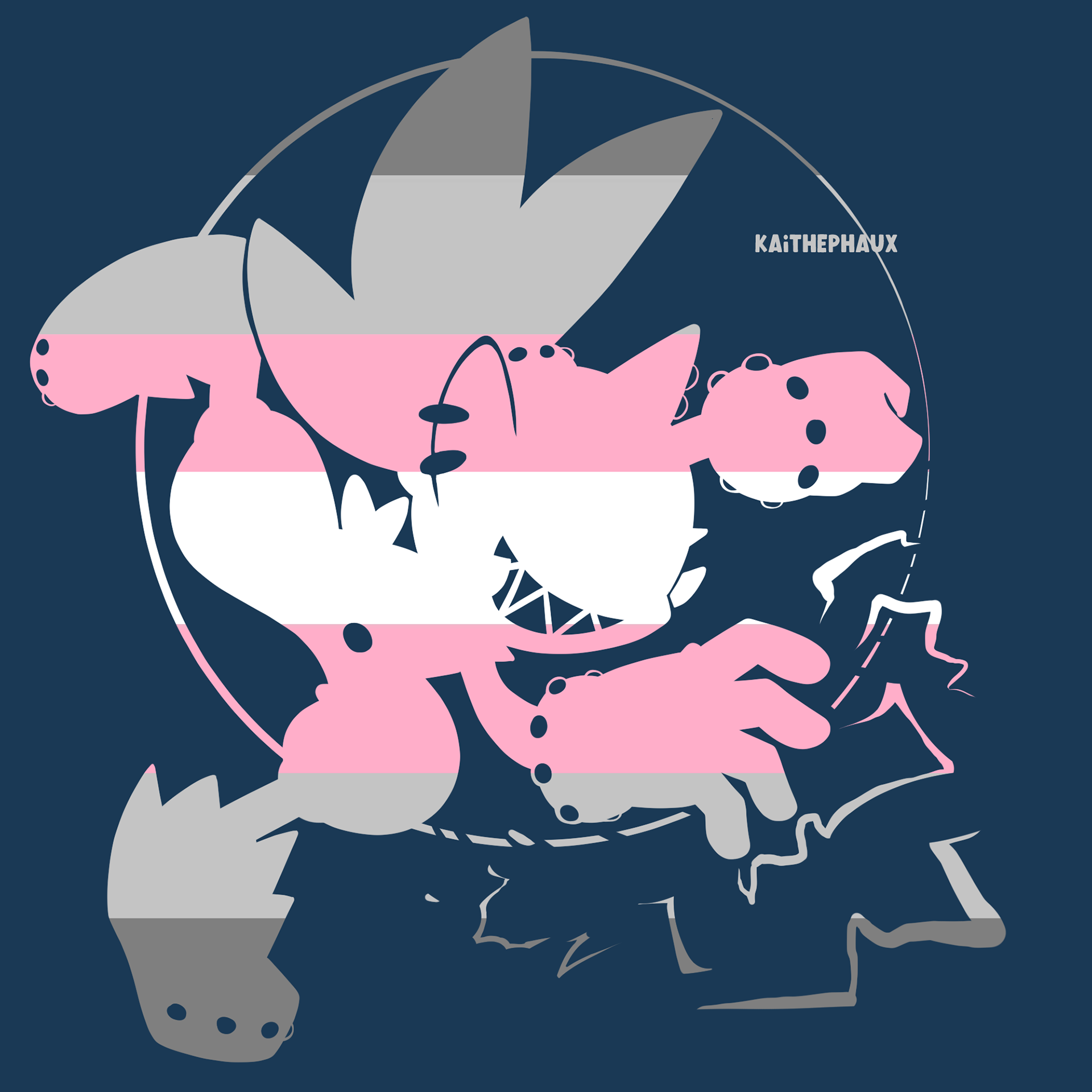 Surge the Tenrec - Demigirl Pride