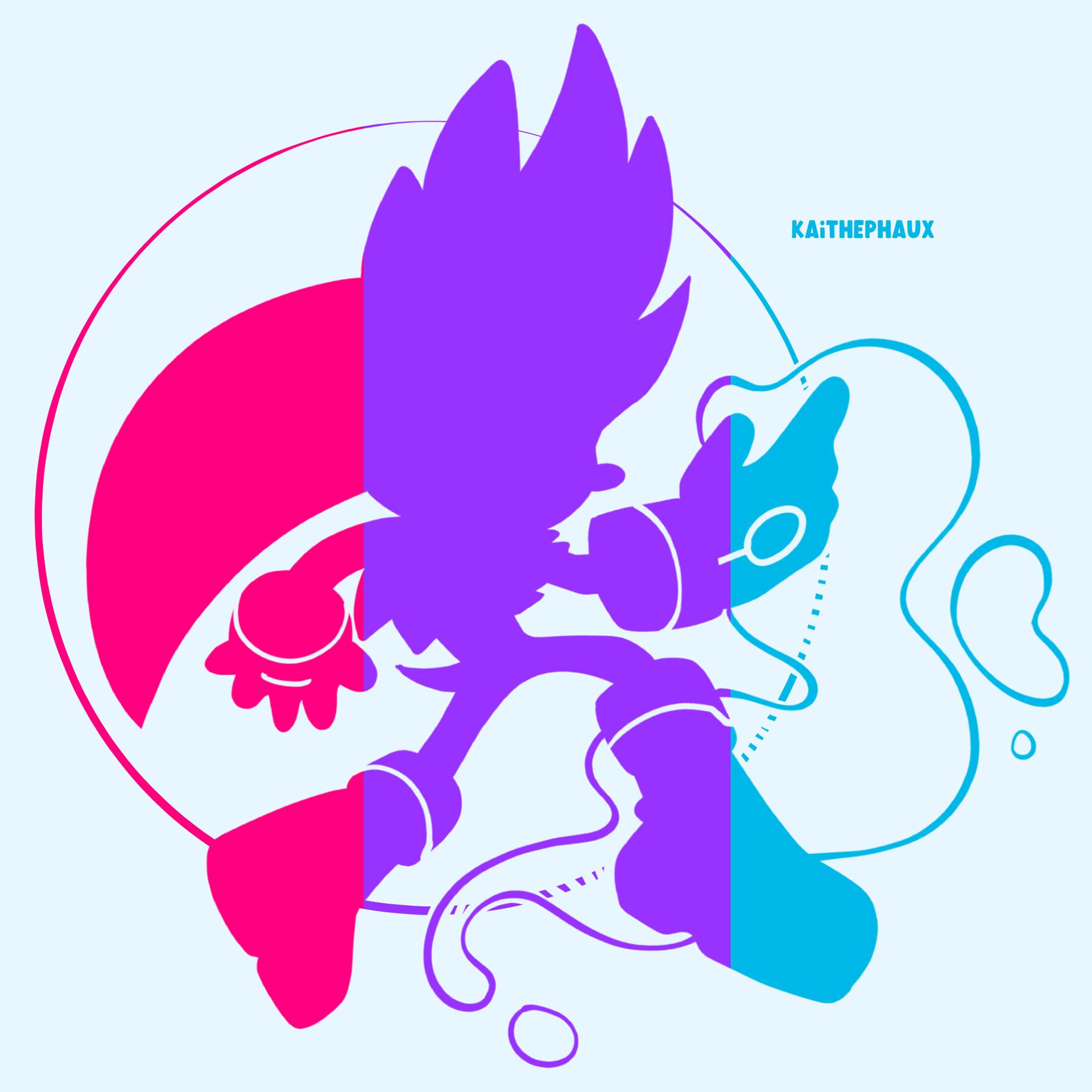 Silver the Hedgehog - Androgyne Pride