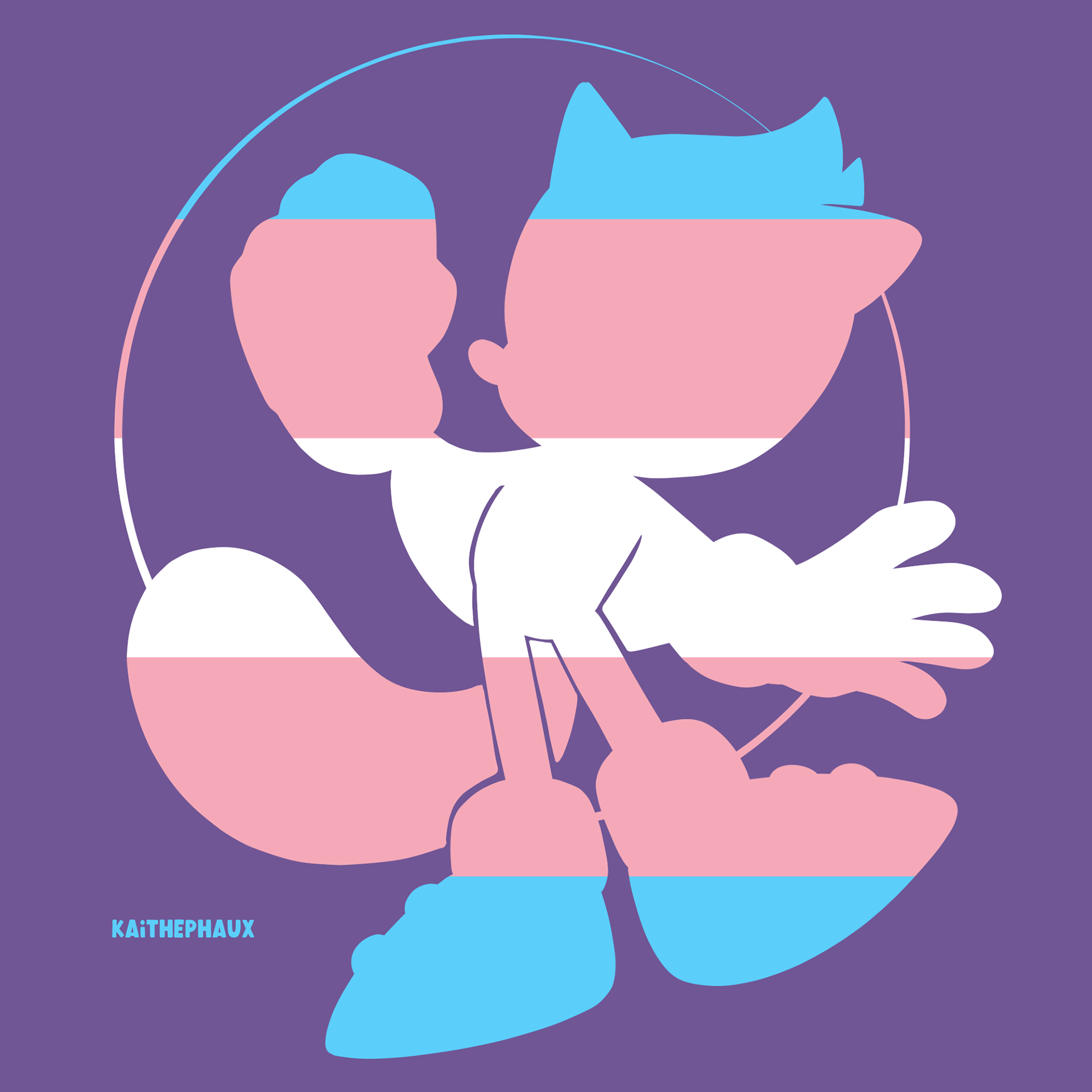 Ray the Flying Squirrel - Trans FTM Pride