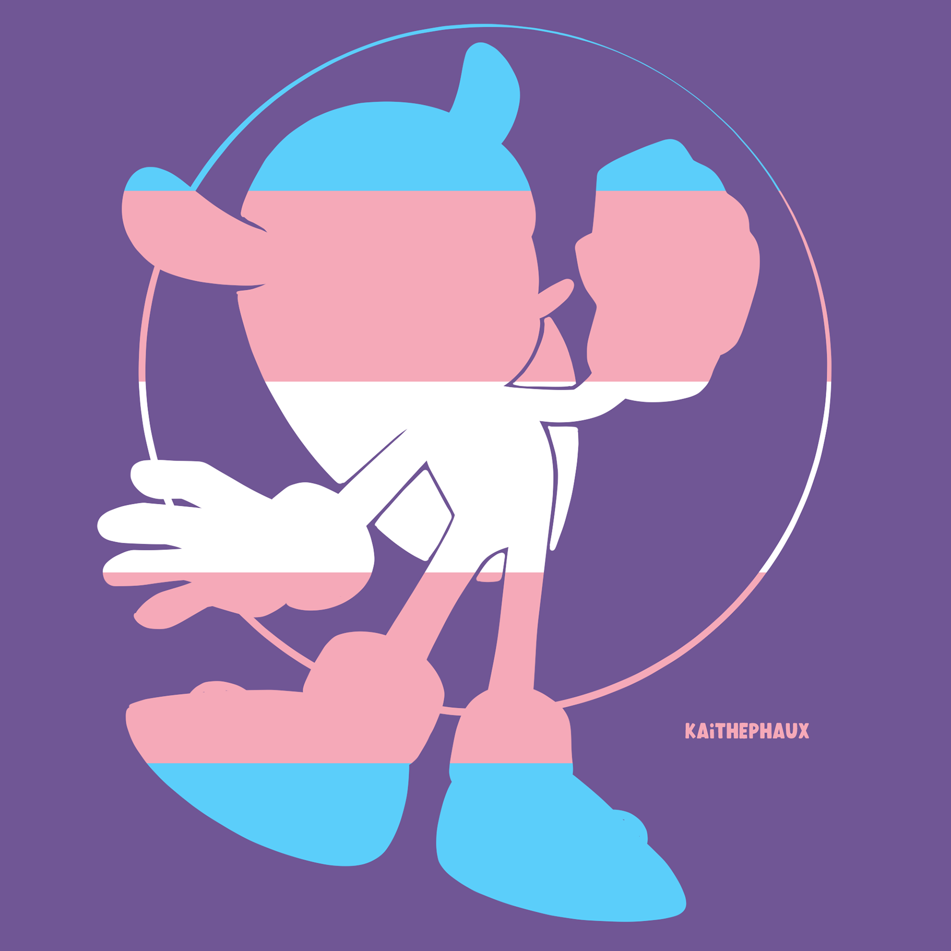 Mighty the Armadillo - Trans MTF Pride