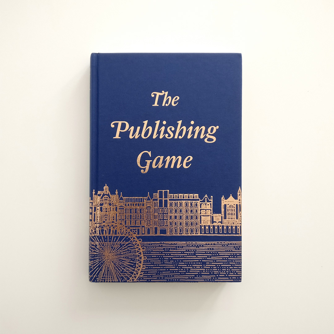 Gold foiling illustration detail on hard cover edition