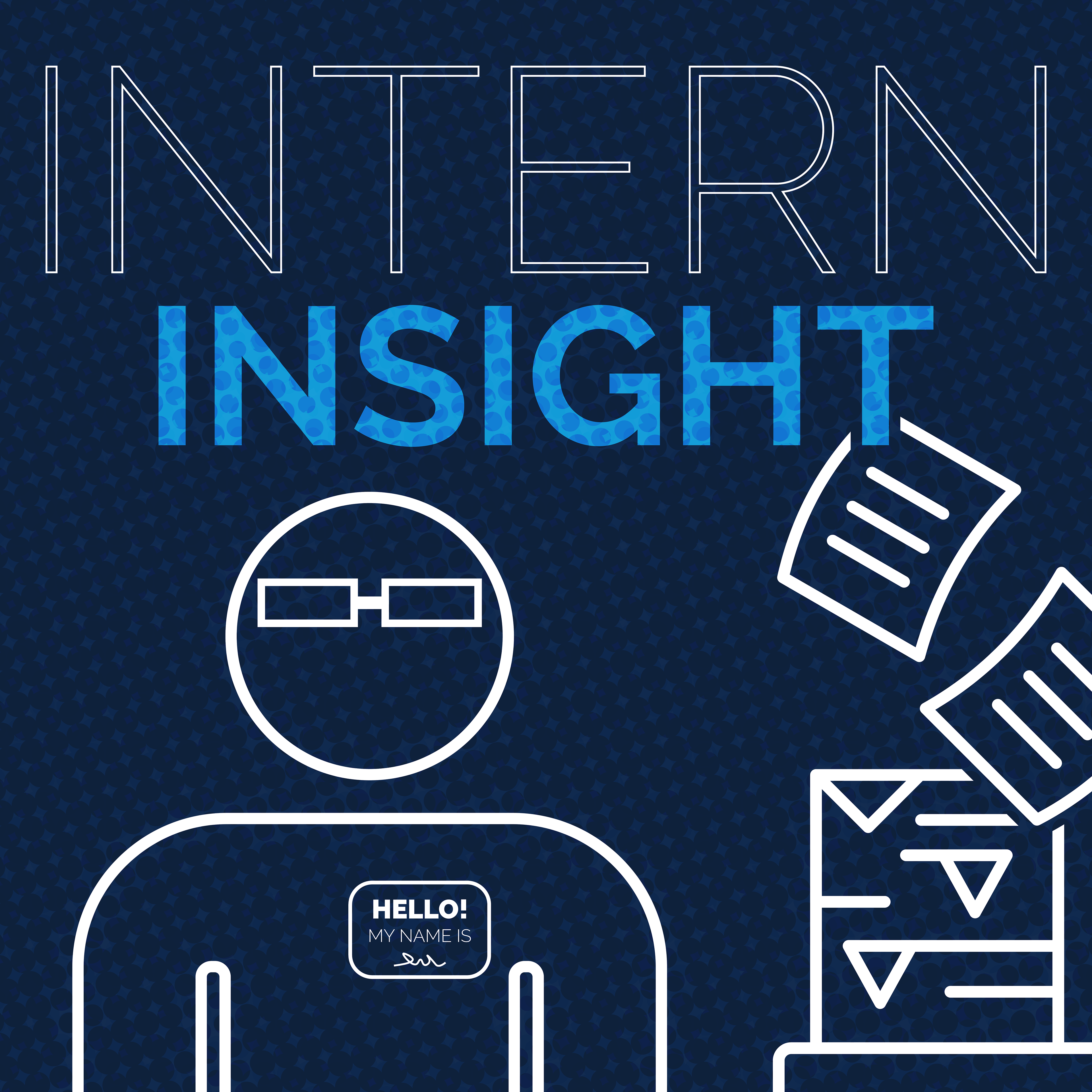 Intern podcast cover.