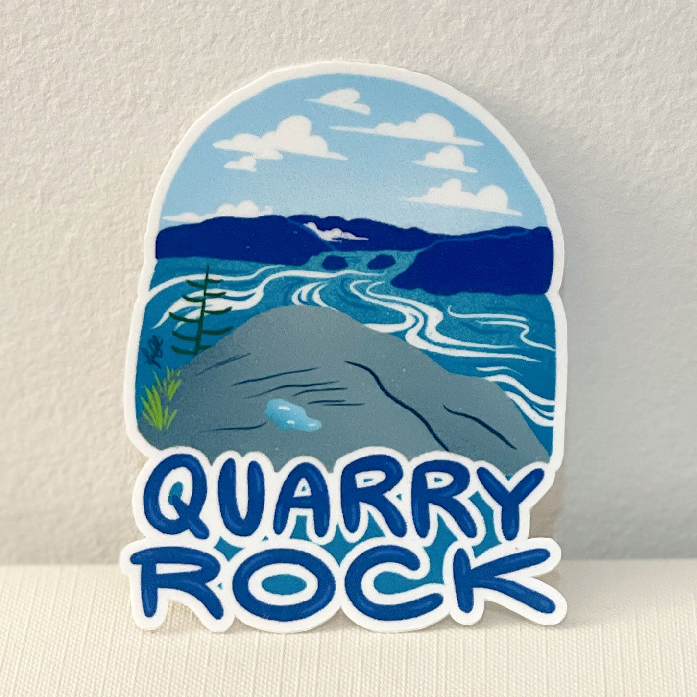 Quarry Rock Sticker 3" Tall