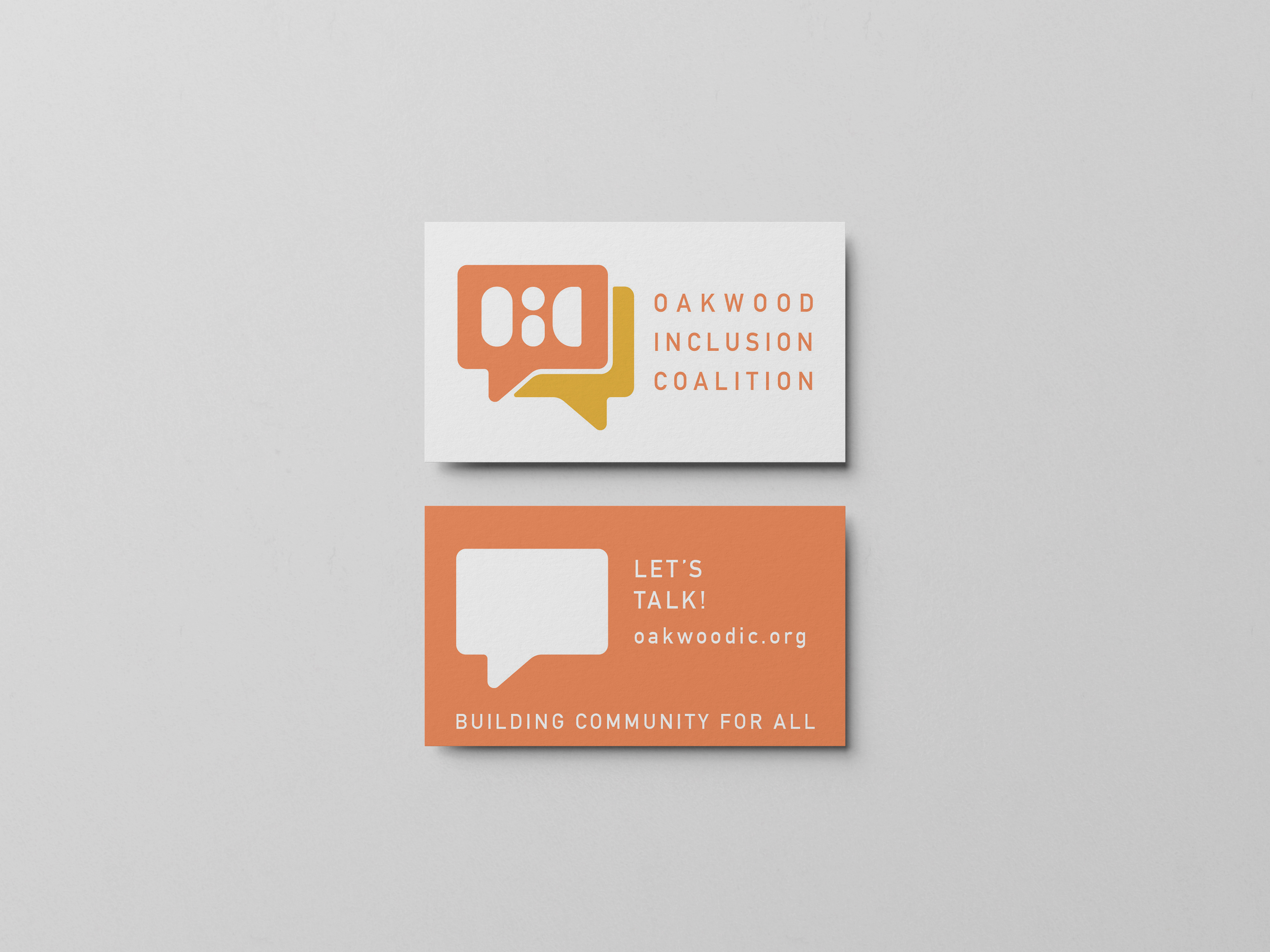 General Business Card in Orange