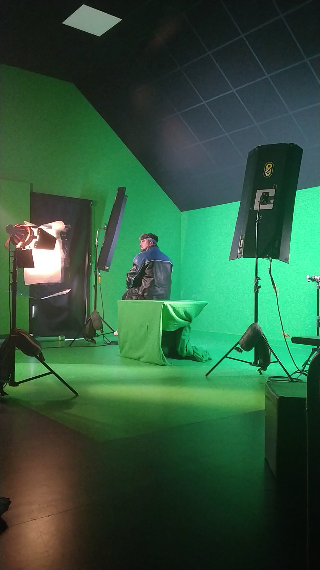 Tournage des plans "Galaxie"
