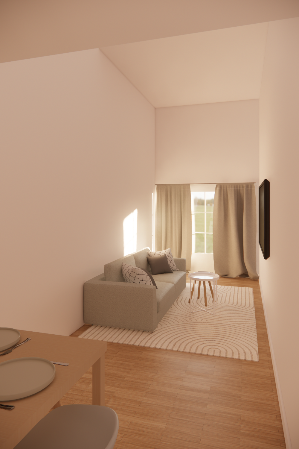 Etude pour la transformation d'un garage en studio dans le 8e arr. de Paris