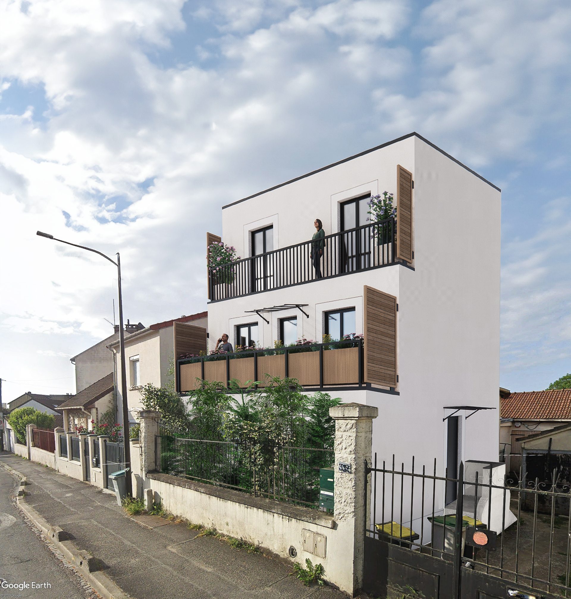 PC pour la construction d'une maison individuelle à Villejuif (94)