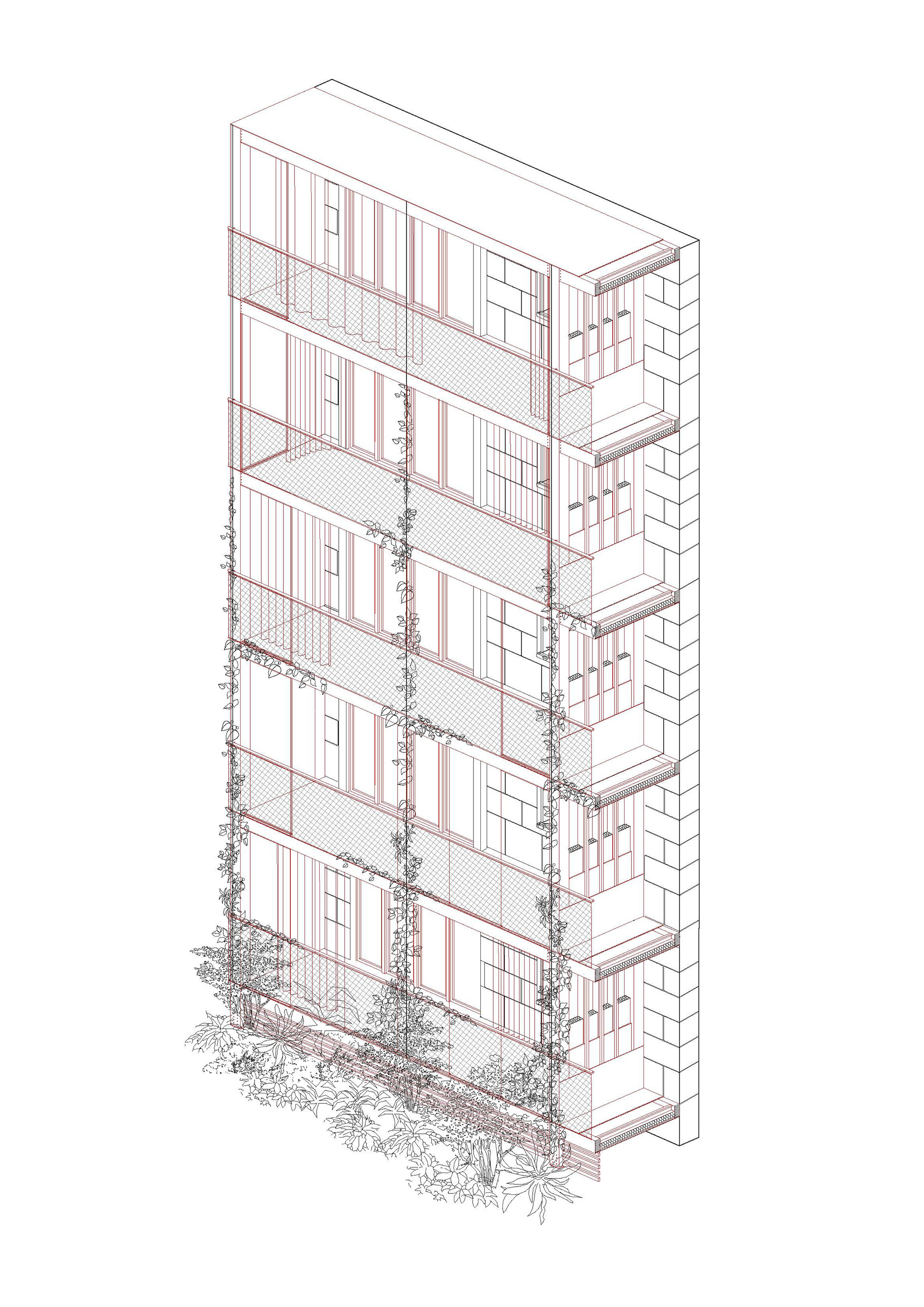 Fragment de façade (projet)