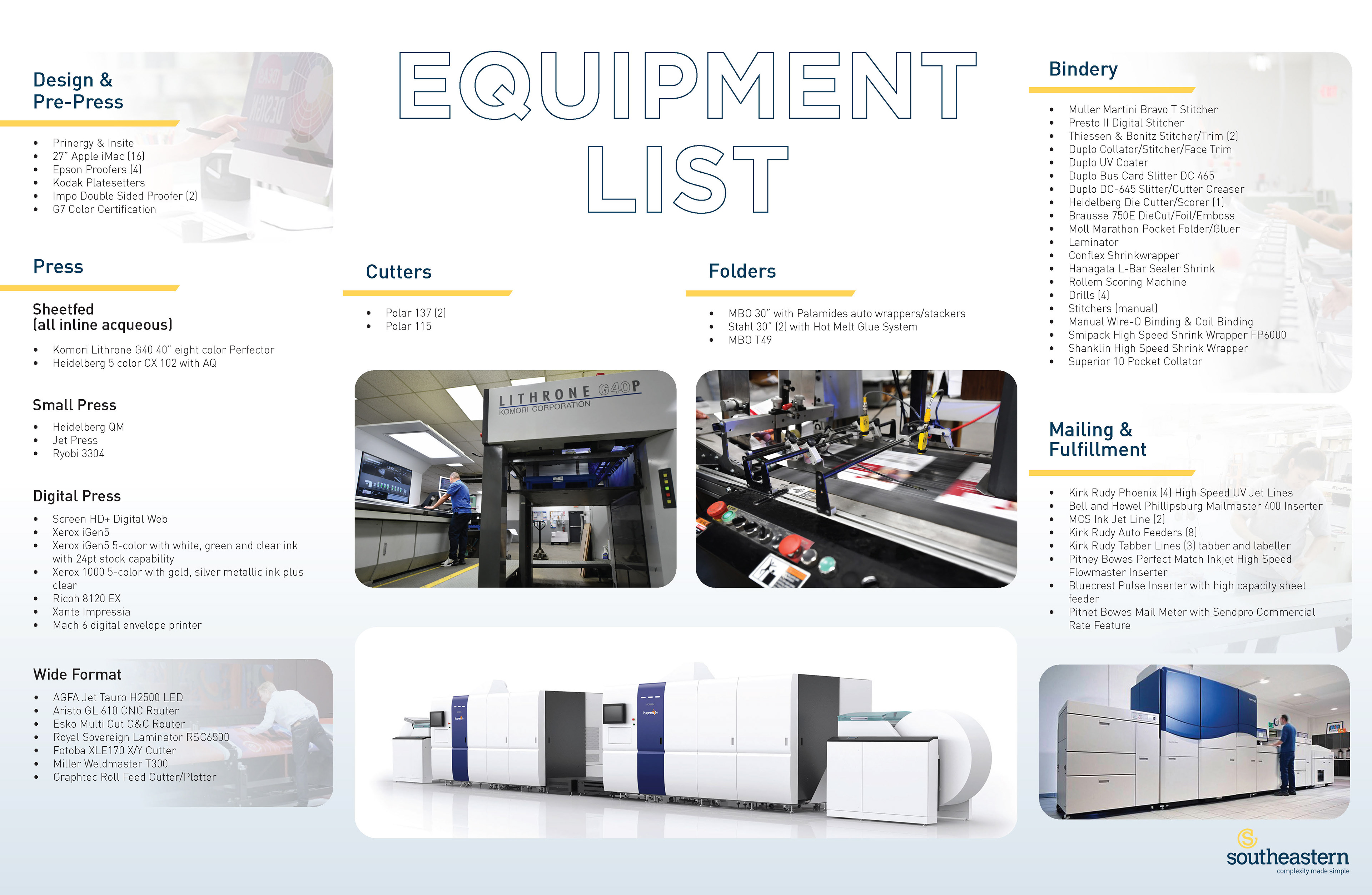Equipment Brochure - Inside