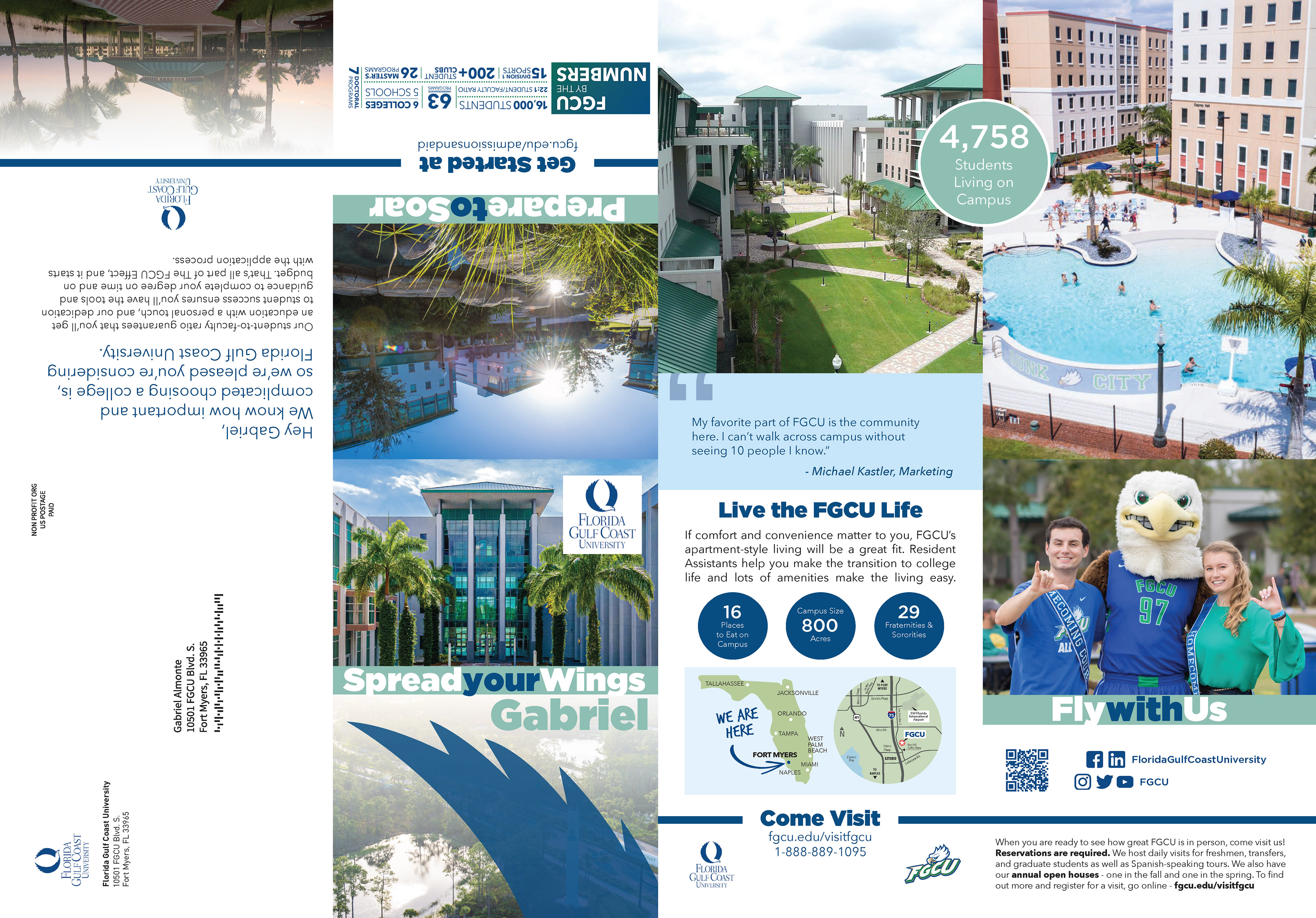 FGCU - Direct Mail Foldable - Outside