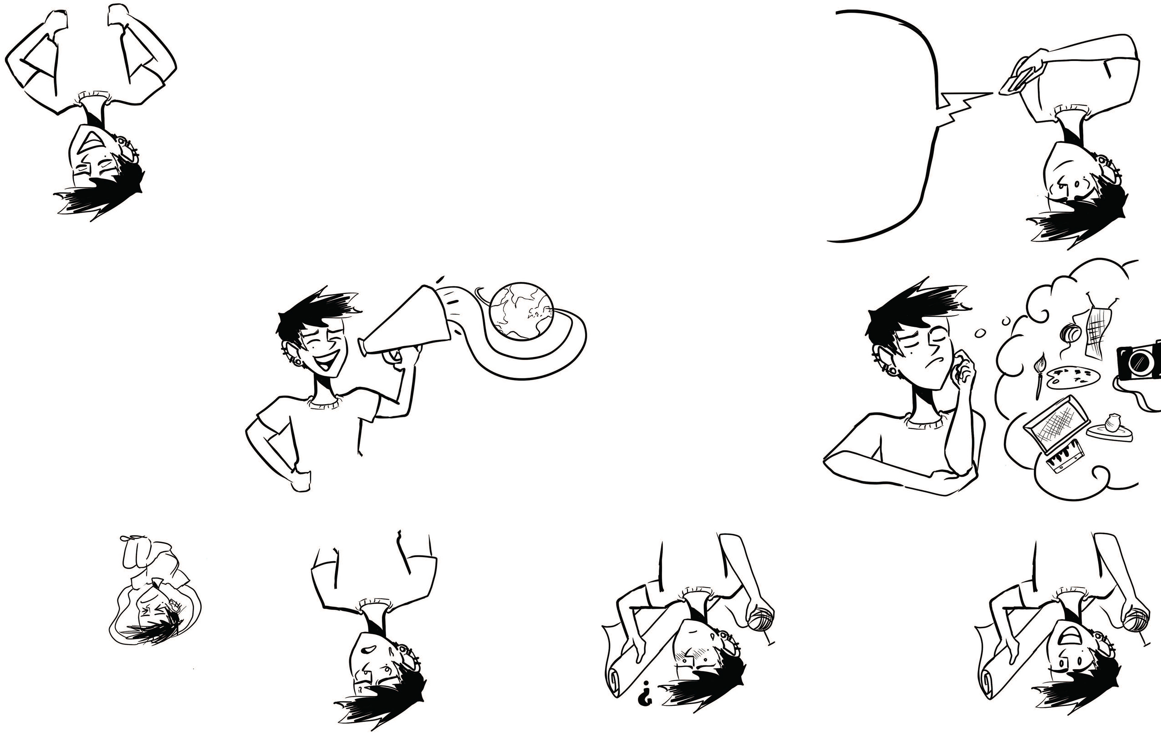Images, without text, unfolded.