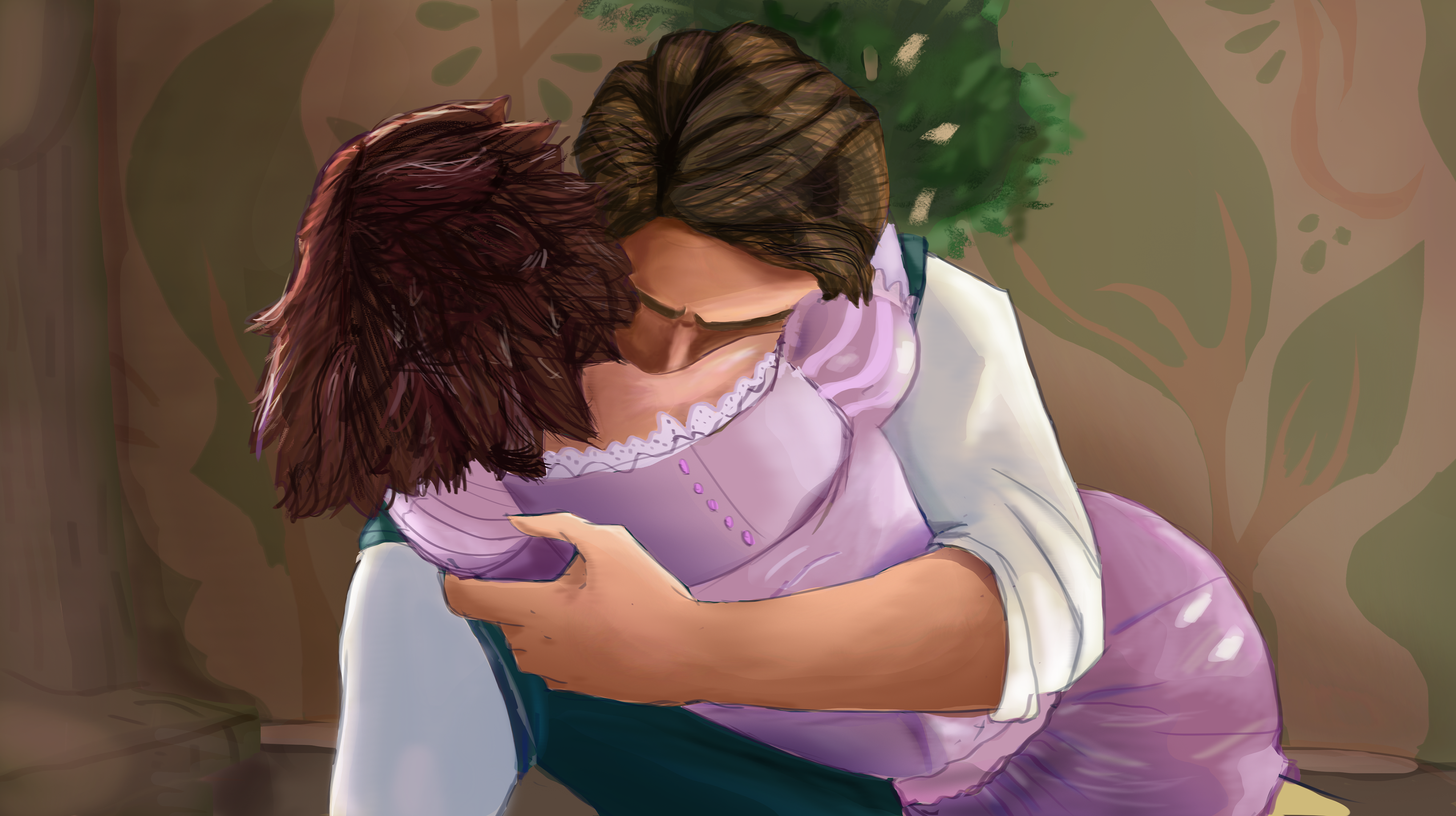 "Tangled" Fan Redraw
