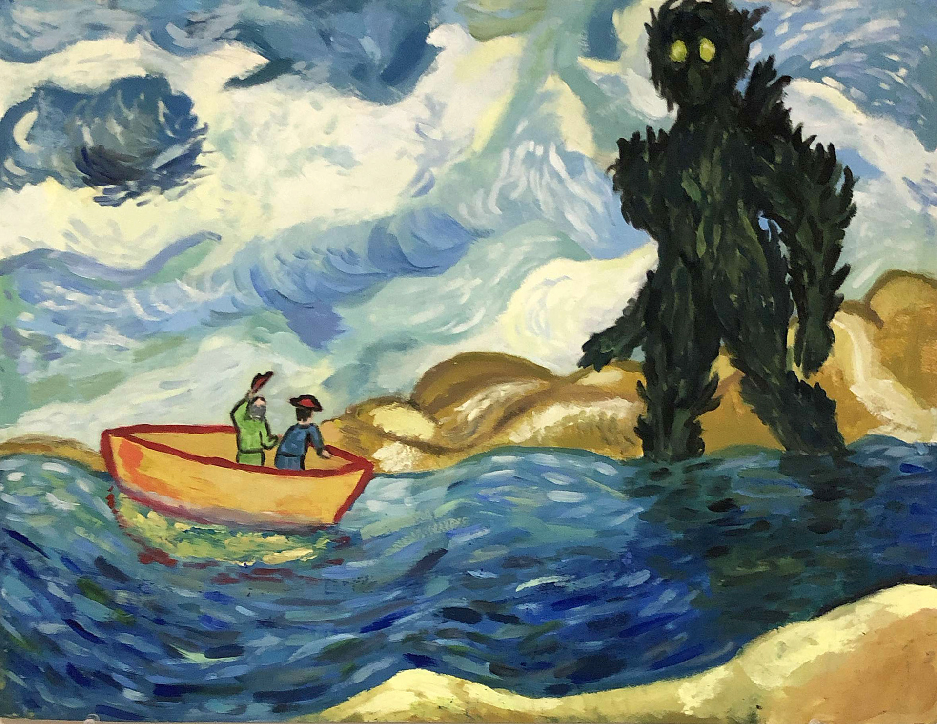"Van Gogh Inspired Painting"