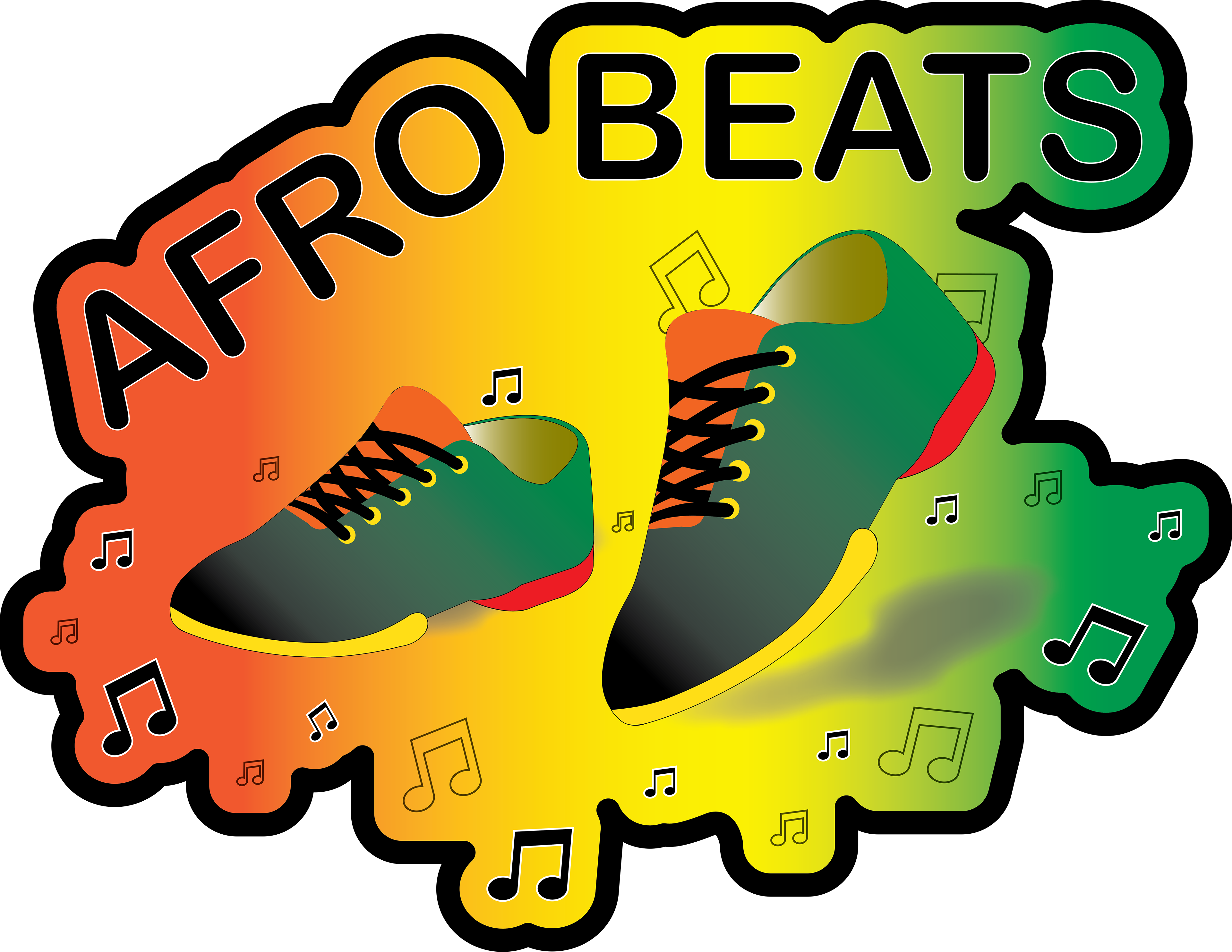 Afrobeat Symbolic sticker