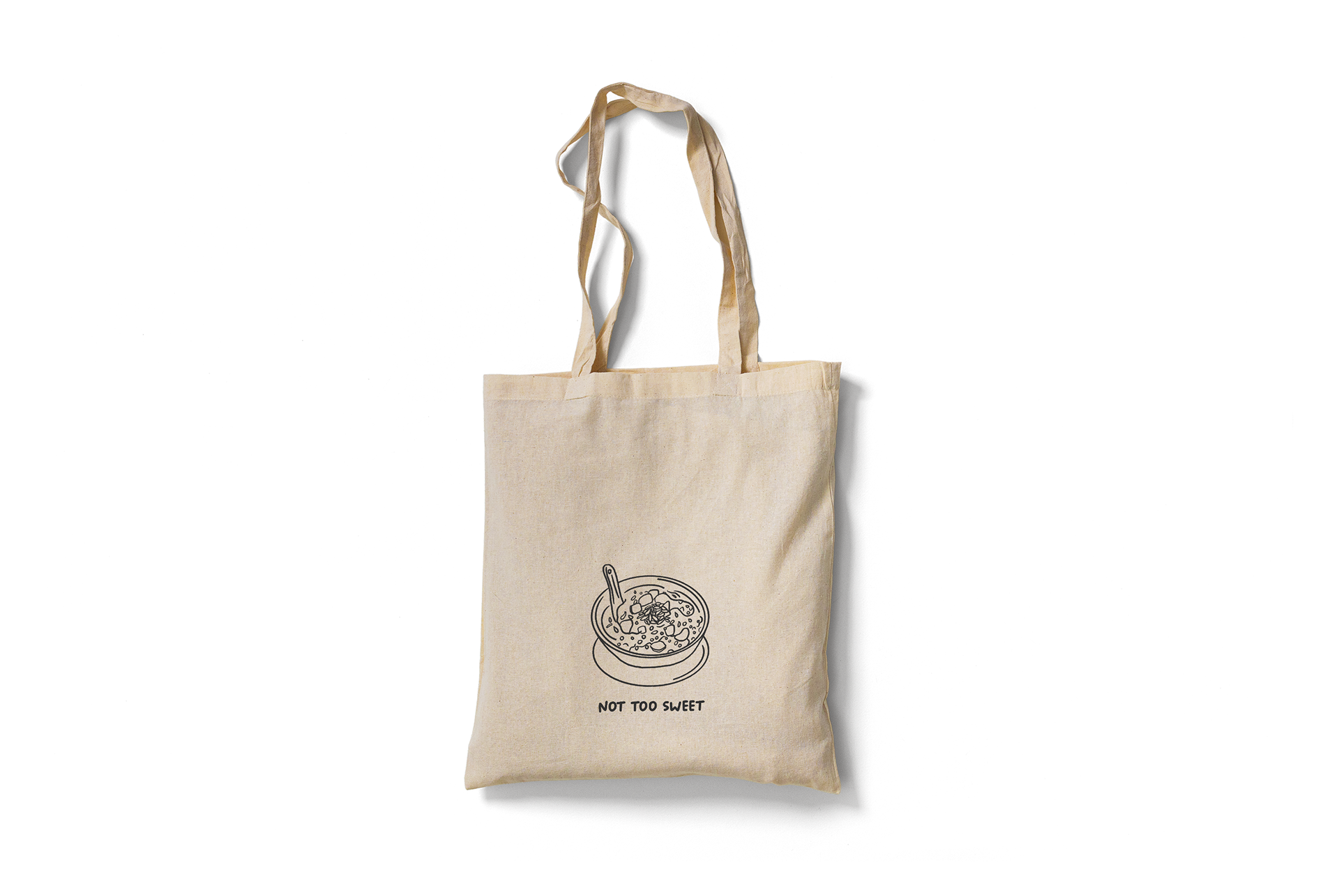 Tote bag version 2 (dessert illustration) mockup