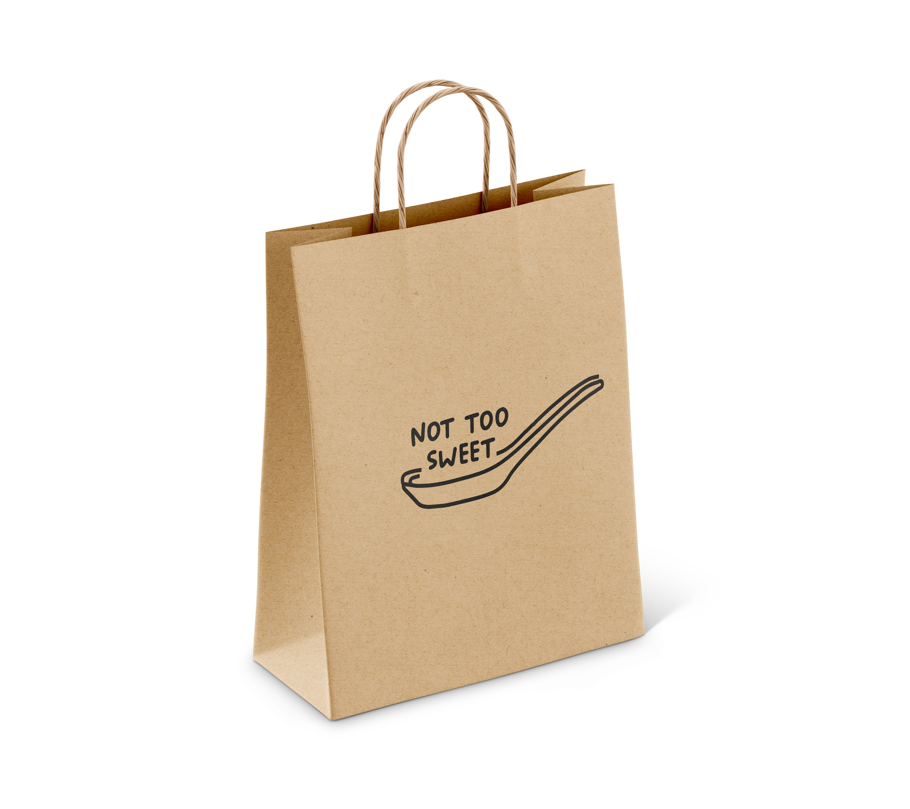 Takeaway bag version 1 (logo) mockup