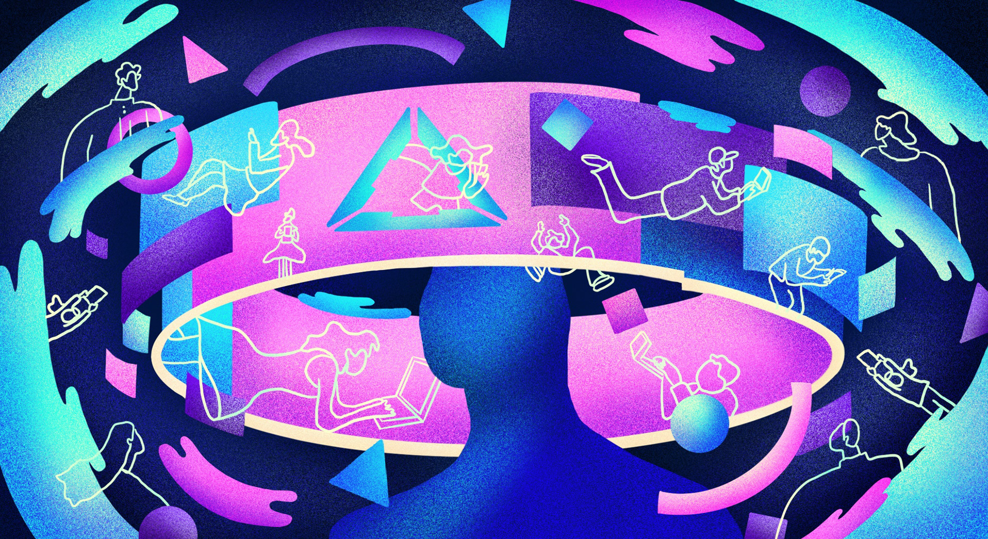 Key Illustration for GreatMeta's "Metaverse Asia Exhibition 2022"