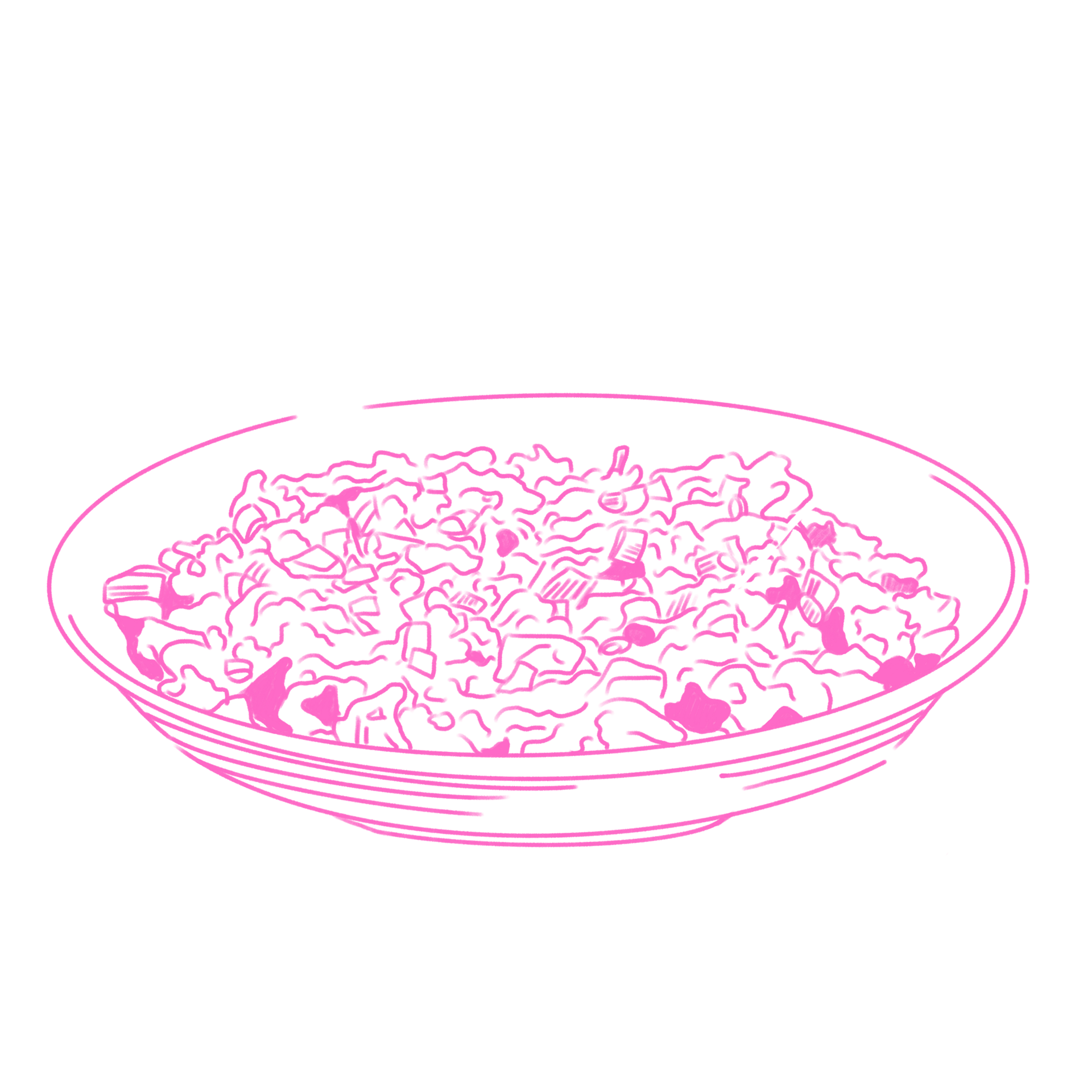 Illustration of steamed minced pork