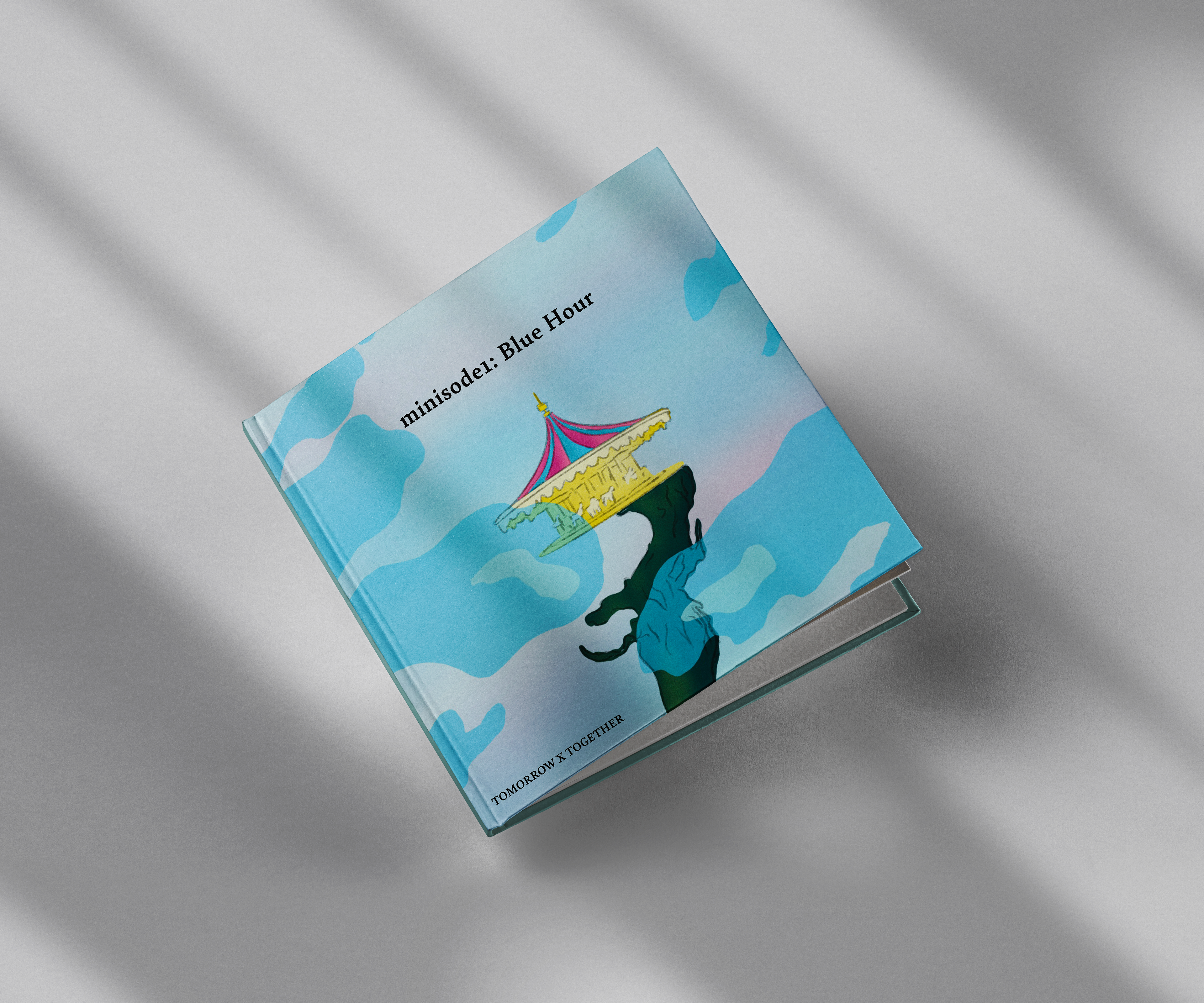 Album cover mockup of minisode1: Blue Hour by TXT