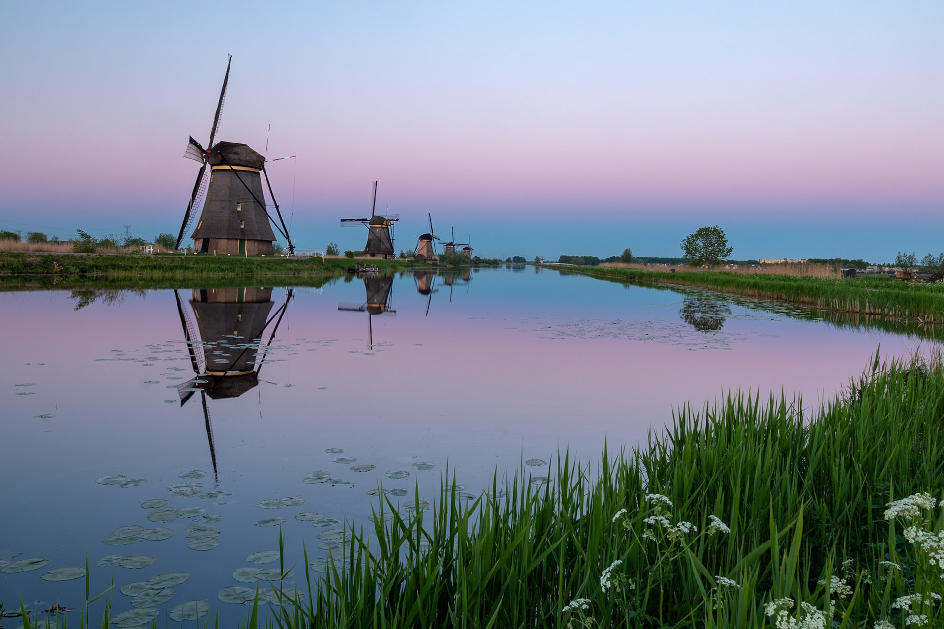 dutch windmill in holland