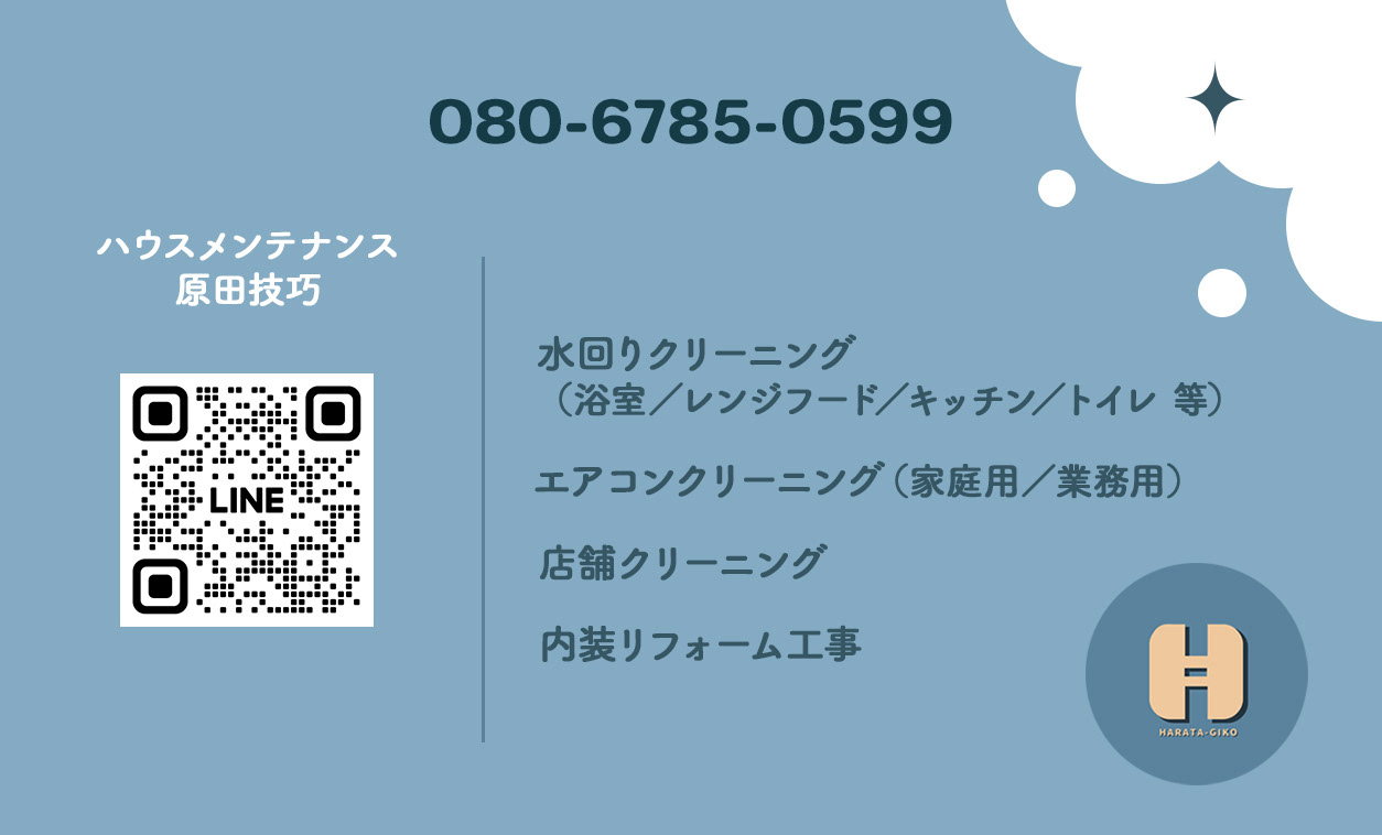 名刺デザイン例②：裏