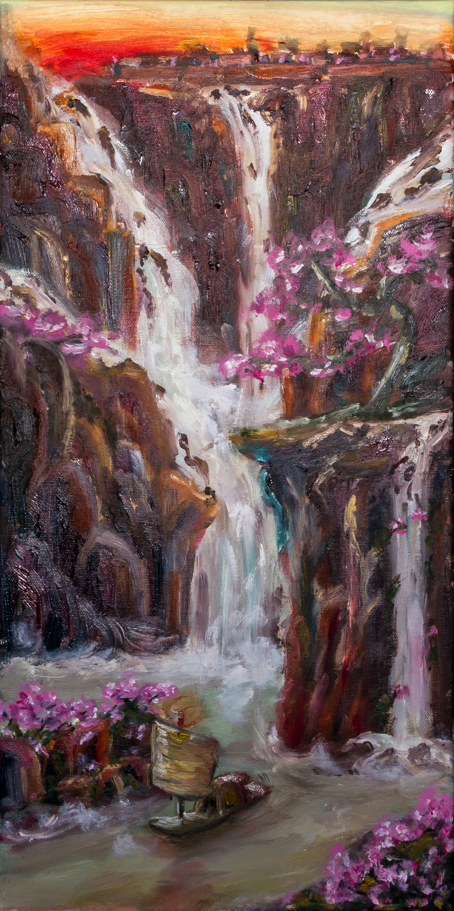 tang poems through the yangzi gorges painting