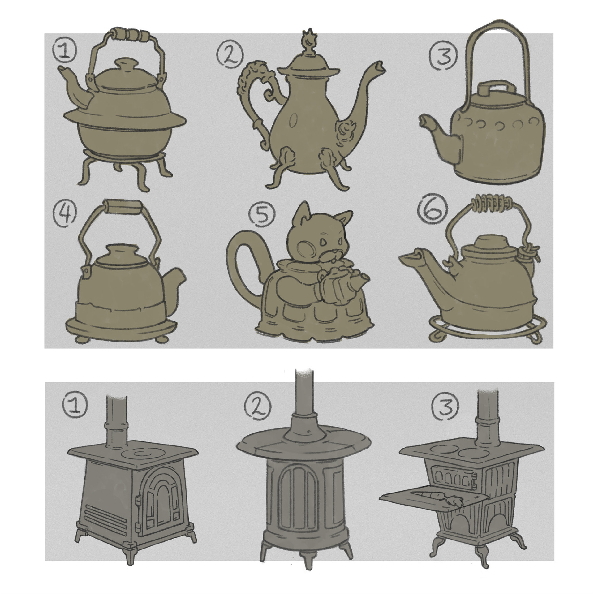 Teapots & Stoves