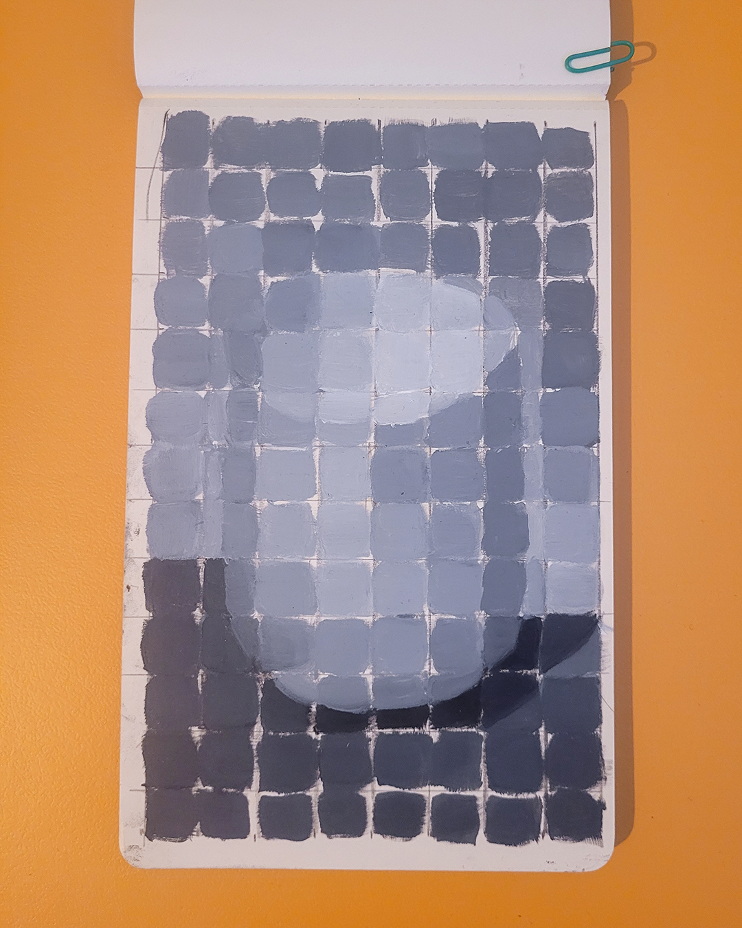 Mosaic Oil Study From Life