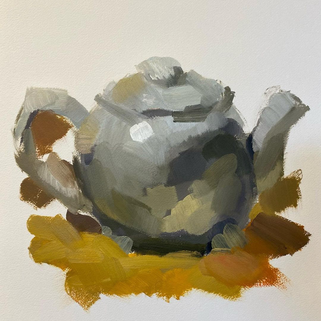 Alla Prima Oil Sketch From Life