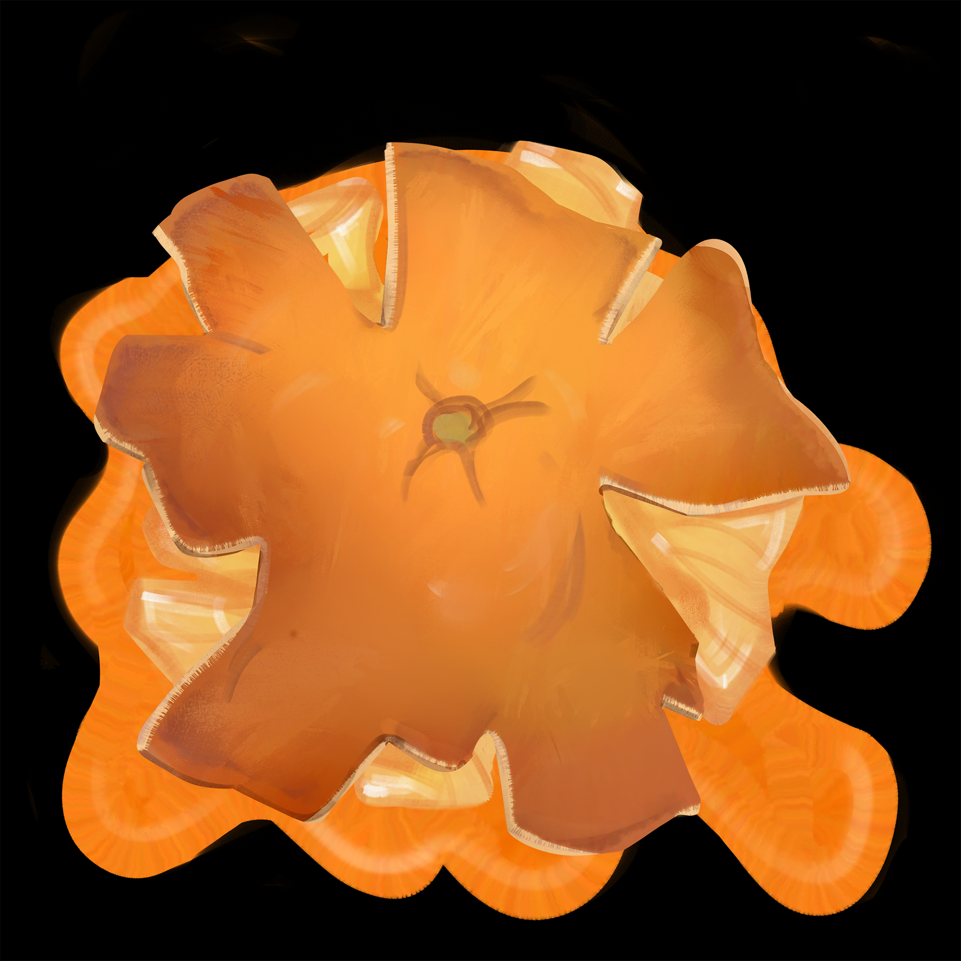 Orange Decal