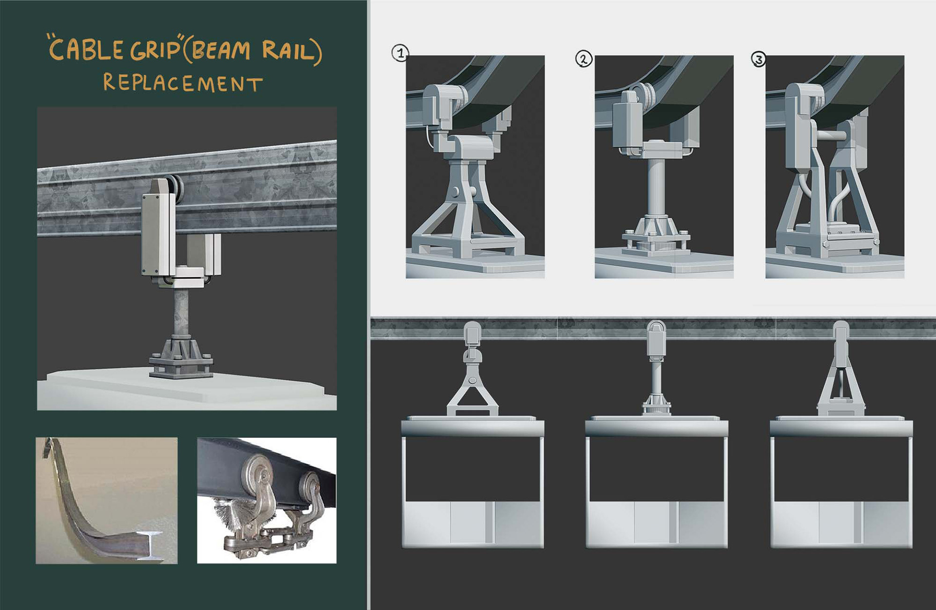 Alternative Beam Rail Solution To The Ski Lift