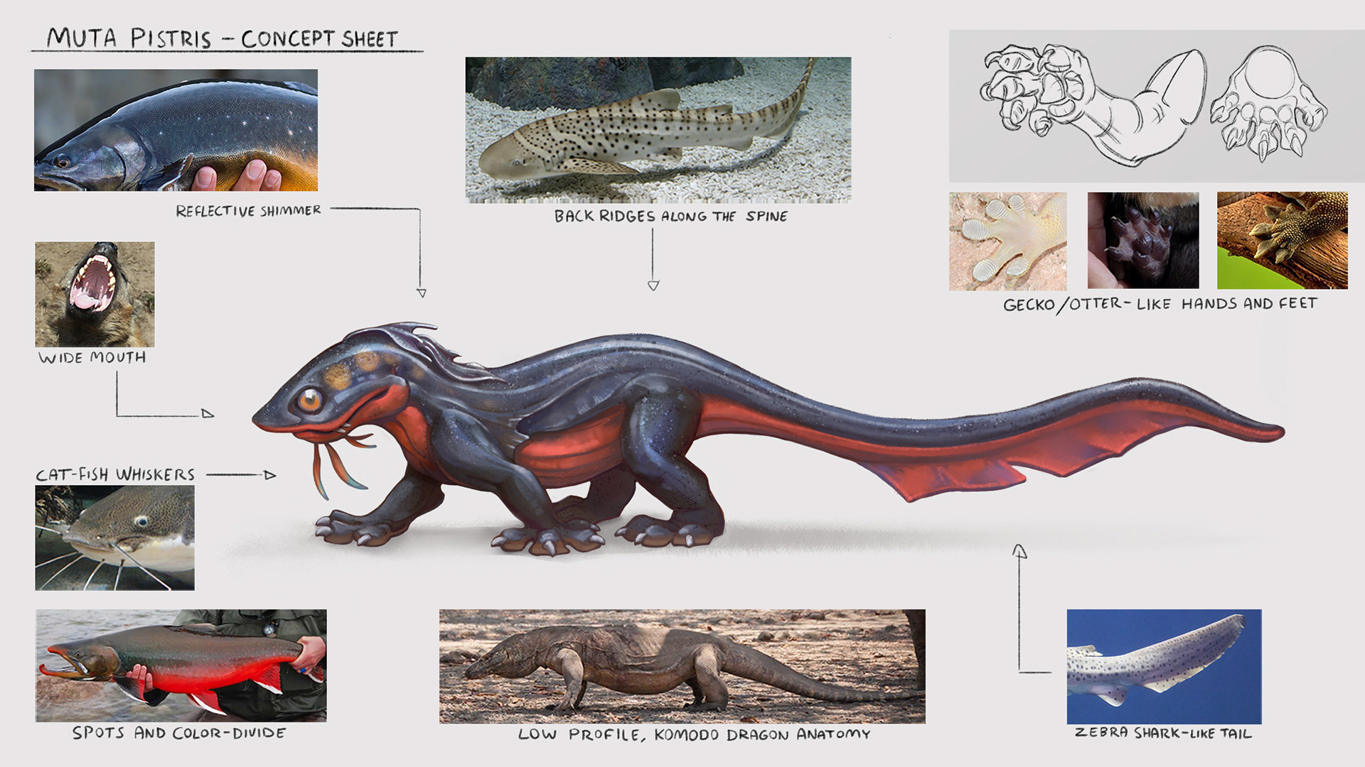 Quadruped - Modelling sheet