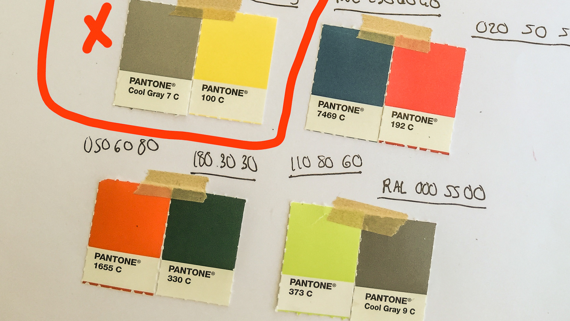 MATCHER les coloris packaging et mobilier