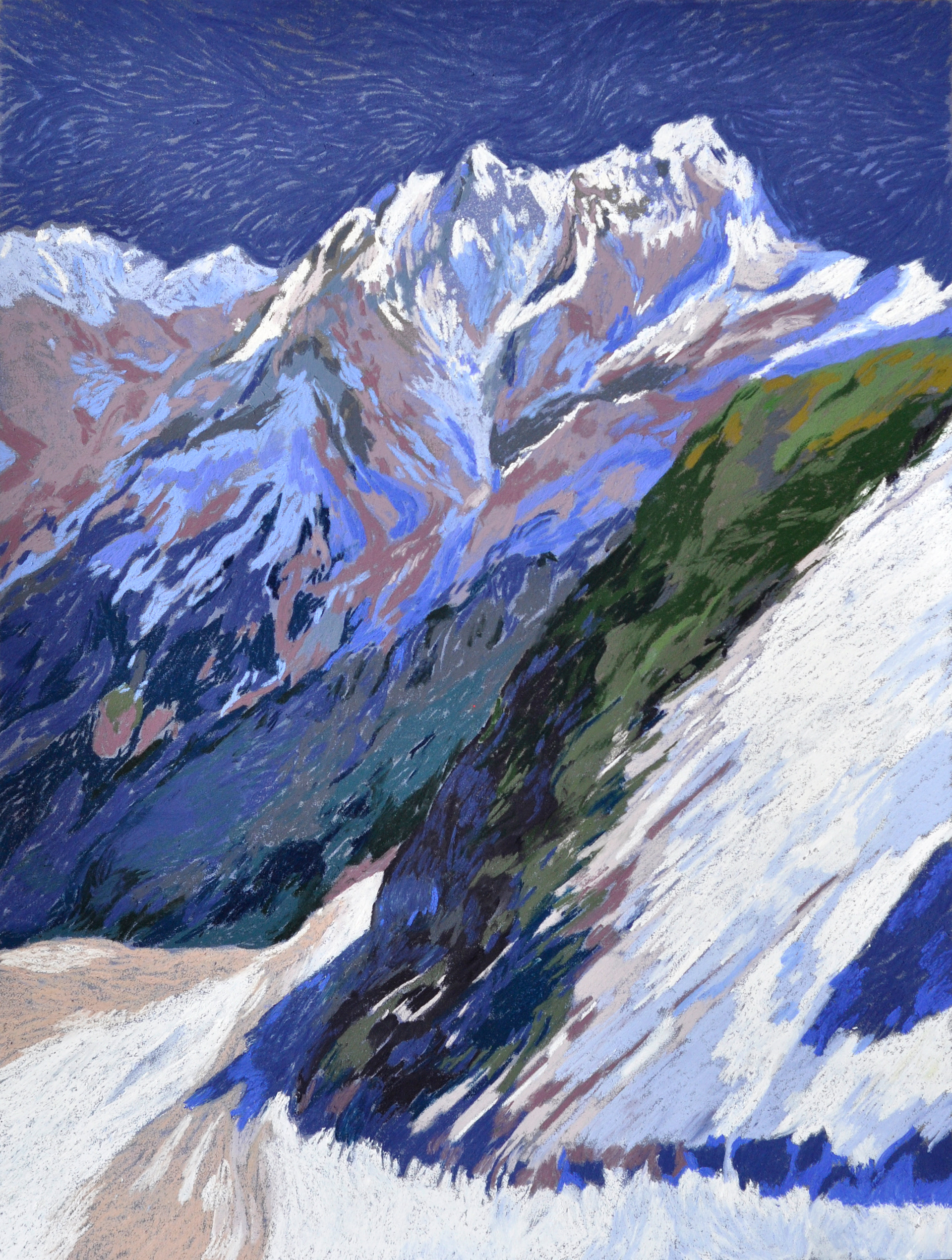 Pastel 55x70 cm