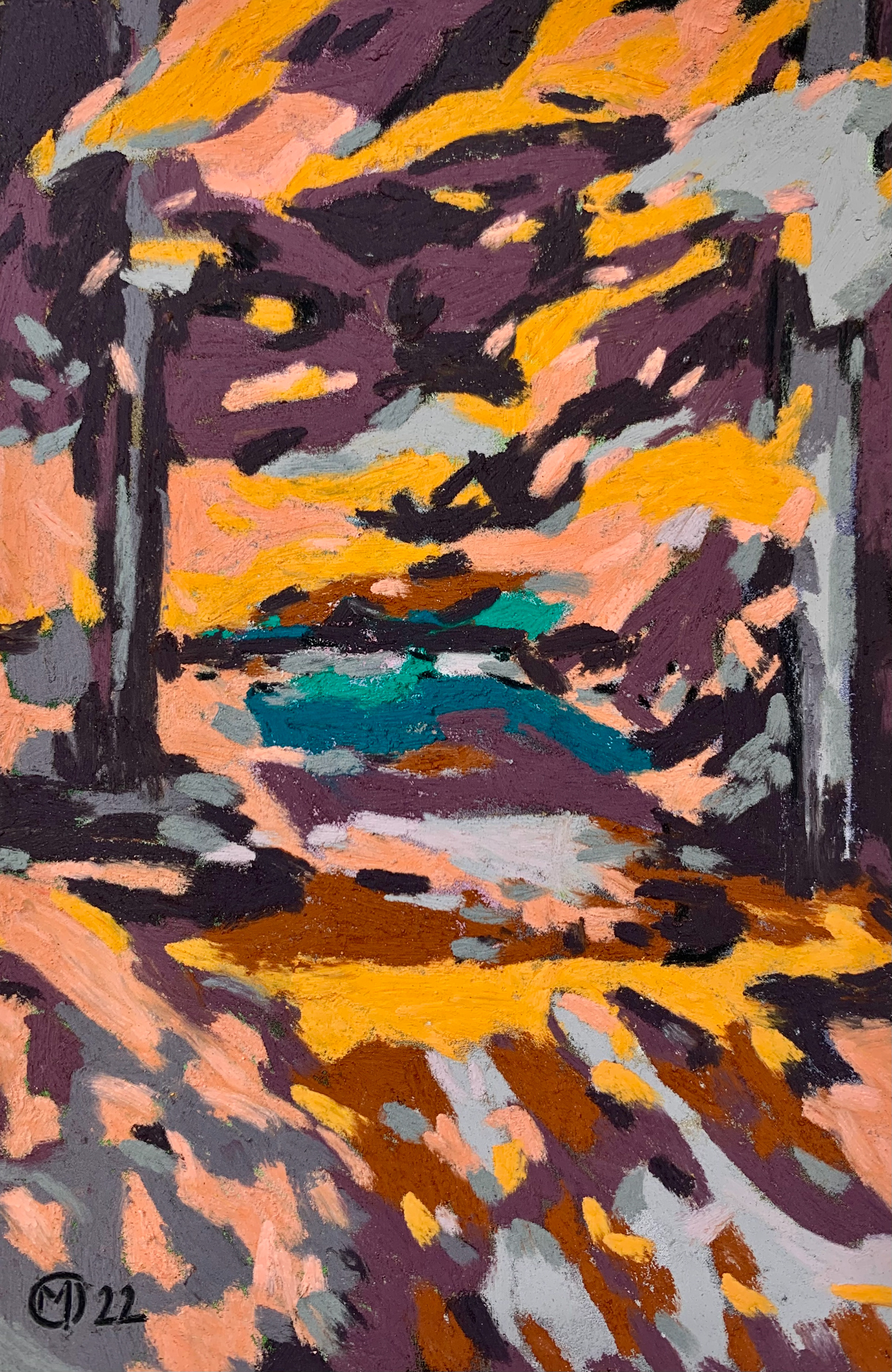 10x15 cm pastel sec