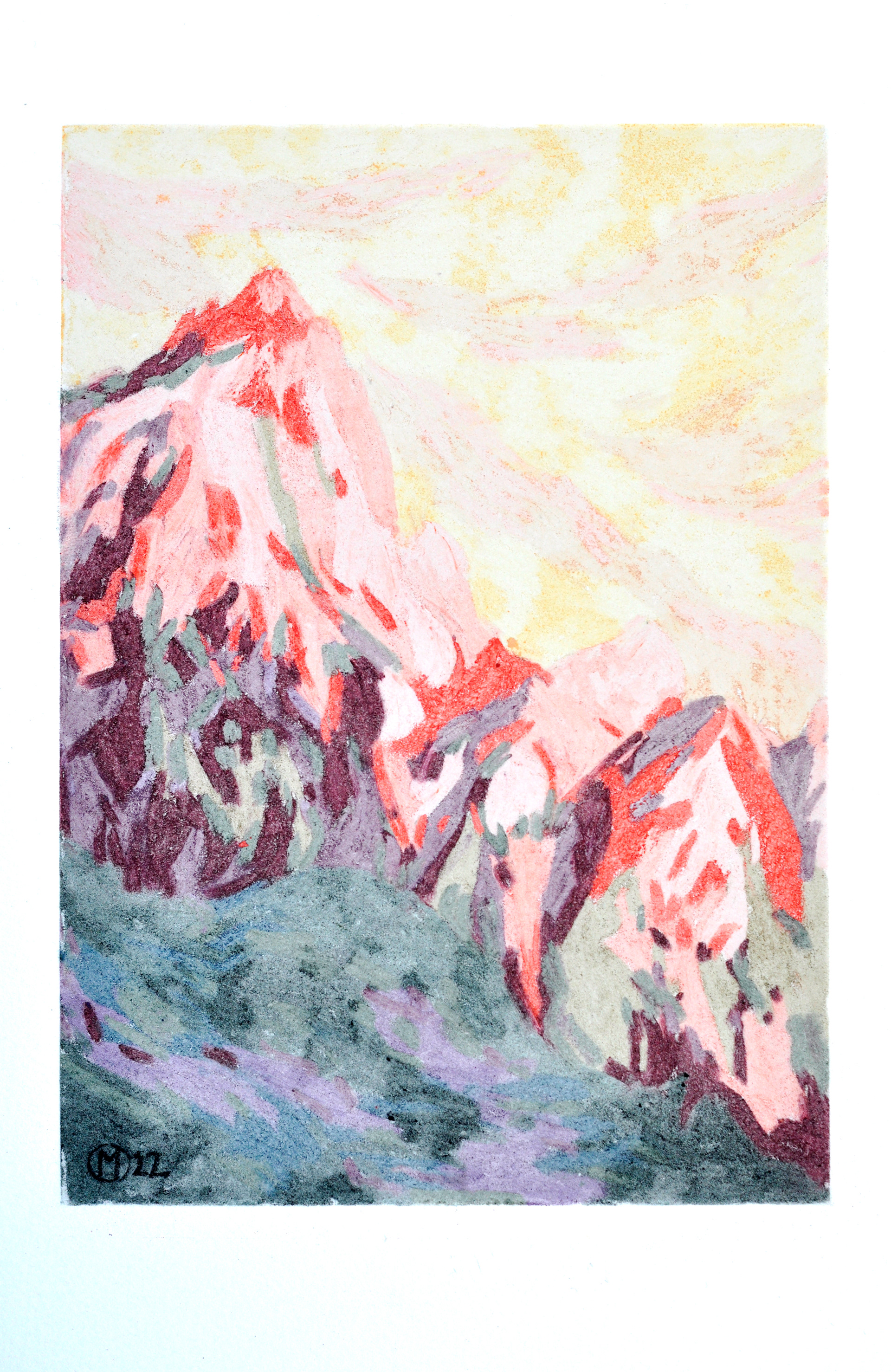 Contre-épreuve pastel