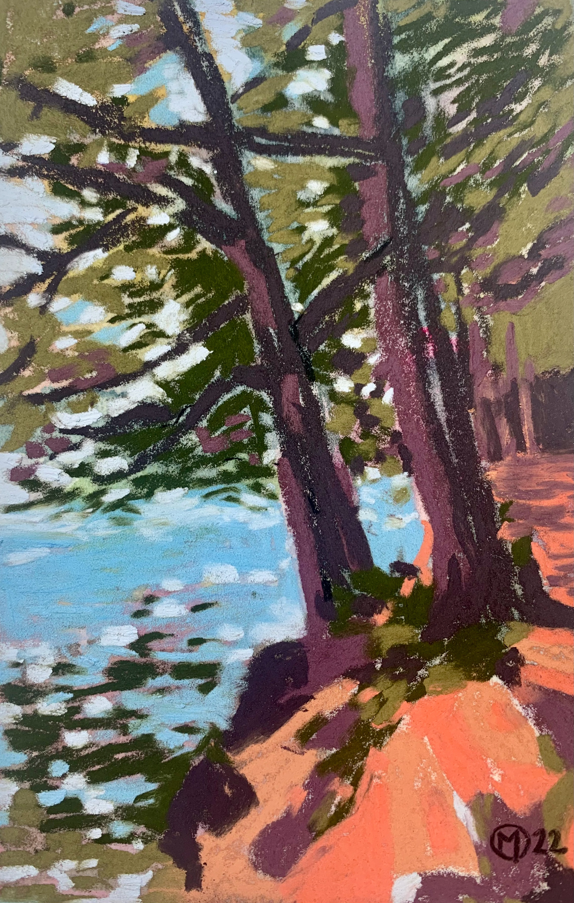 10x15 cm pastel sec