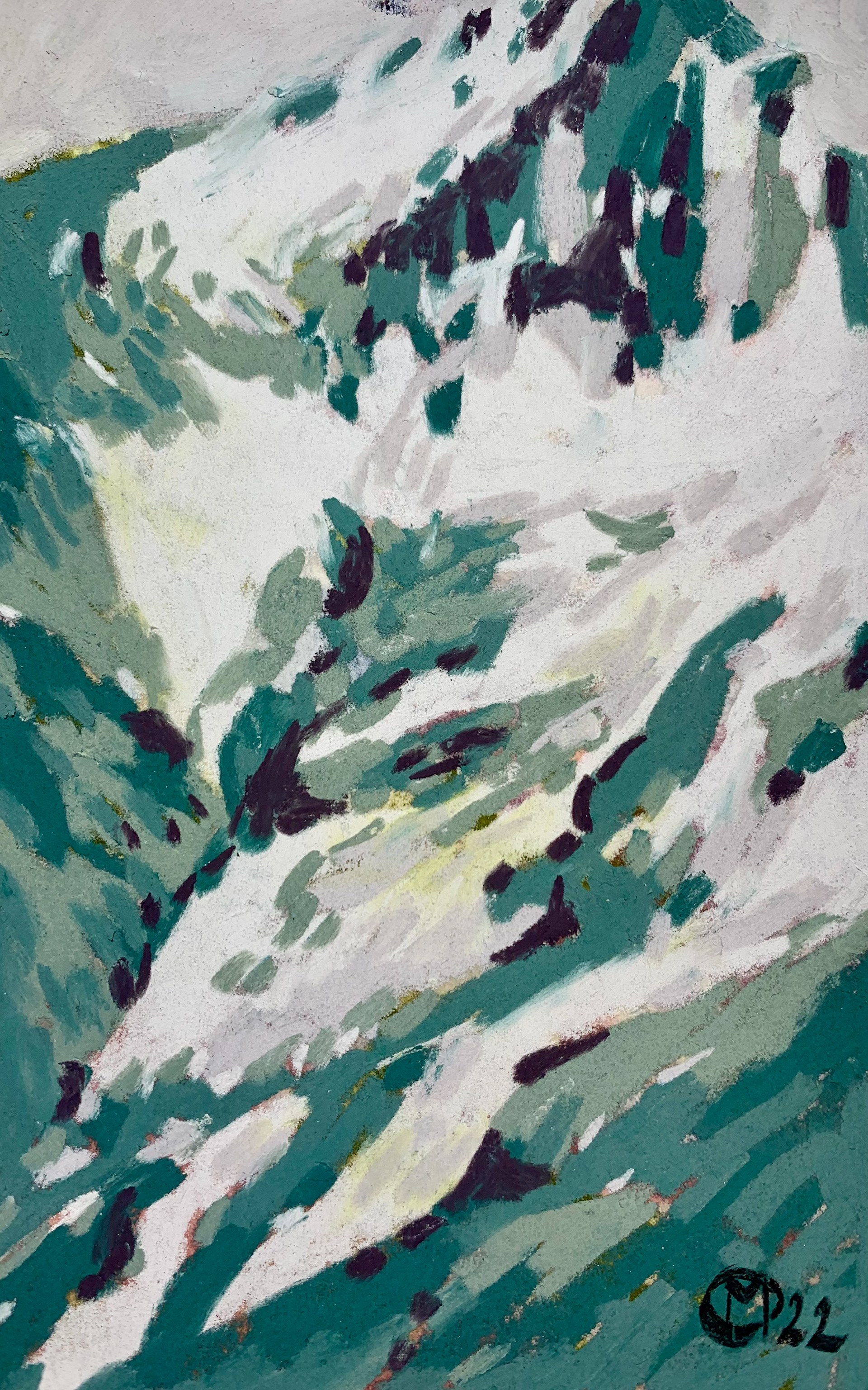 10x15 cm pastel sec sur papier 360g