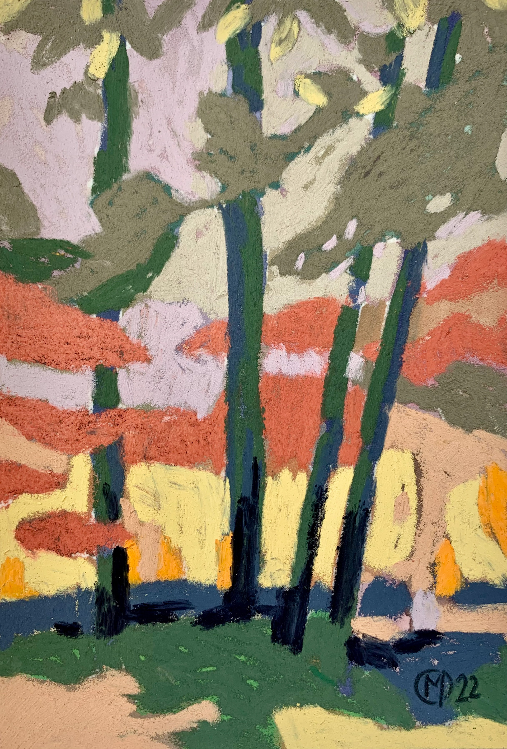 10x15 cm pastel sec
