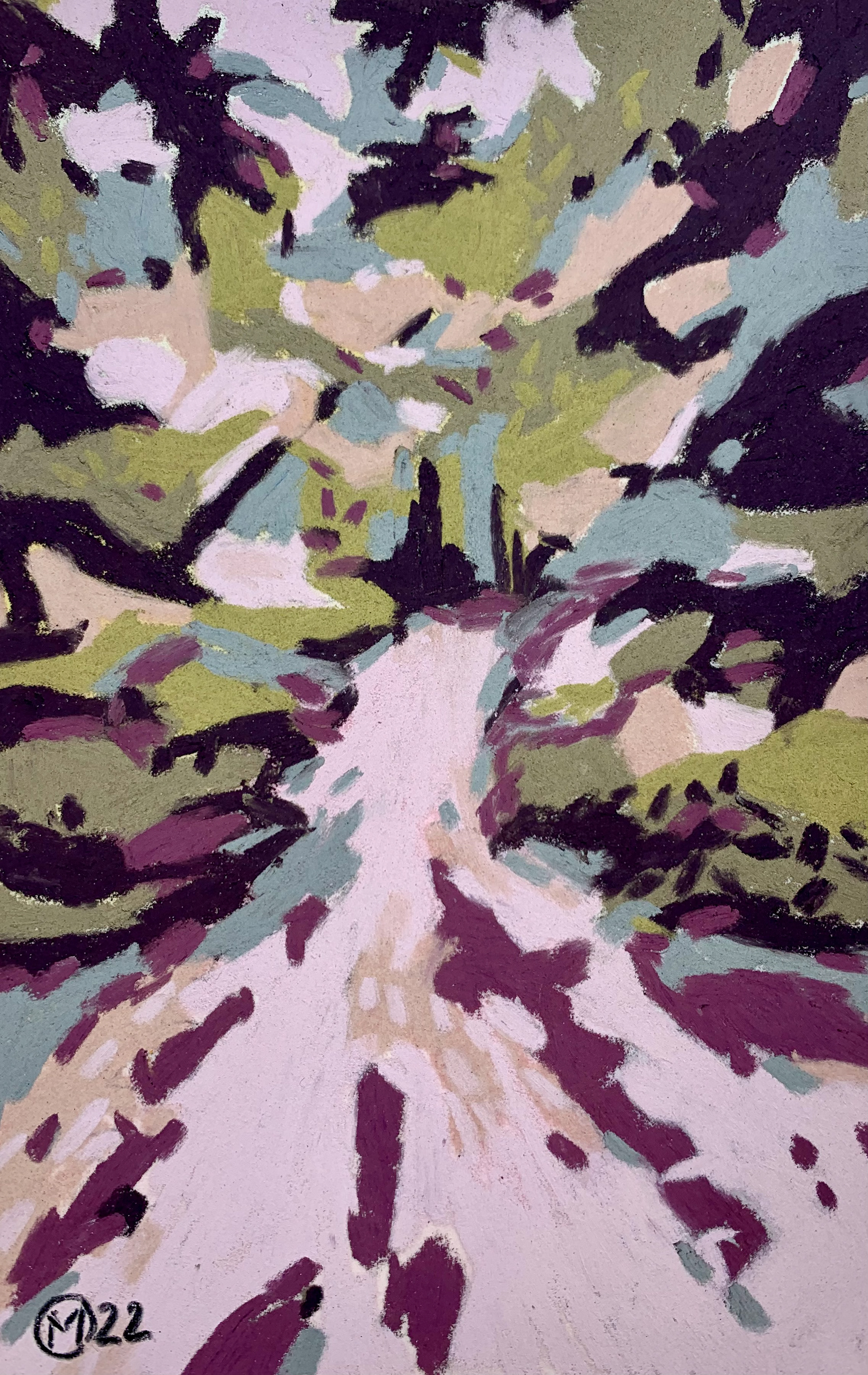 10x15 cm pastel sec