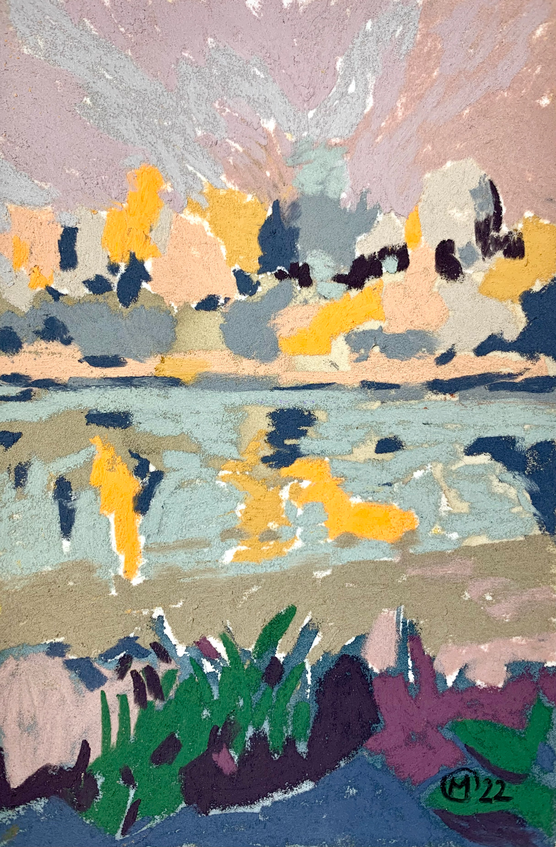 10x15 cm pastel sec