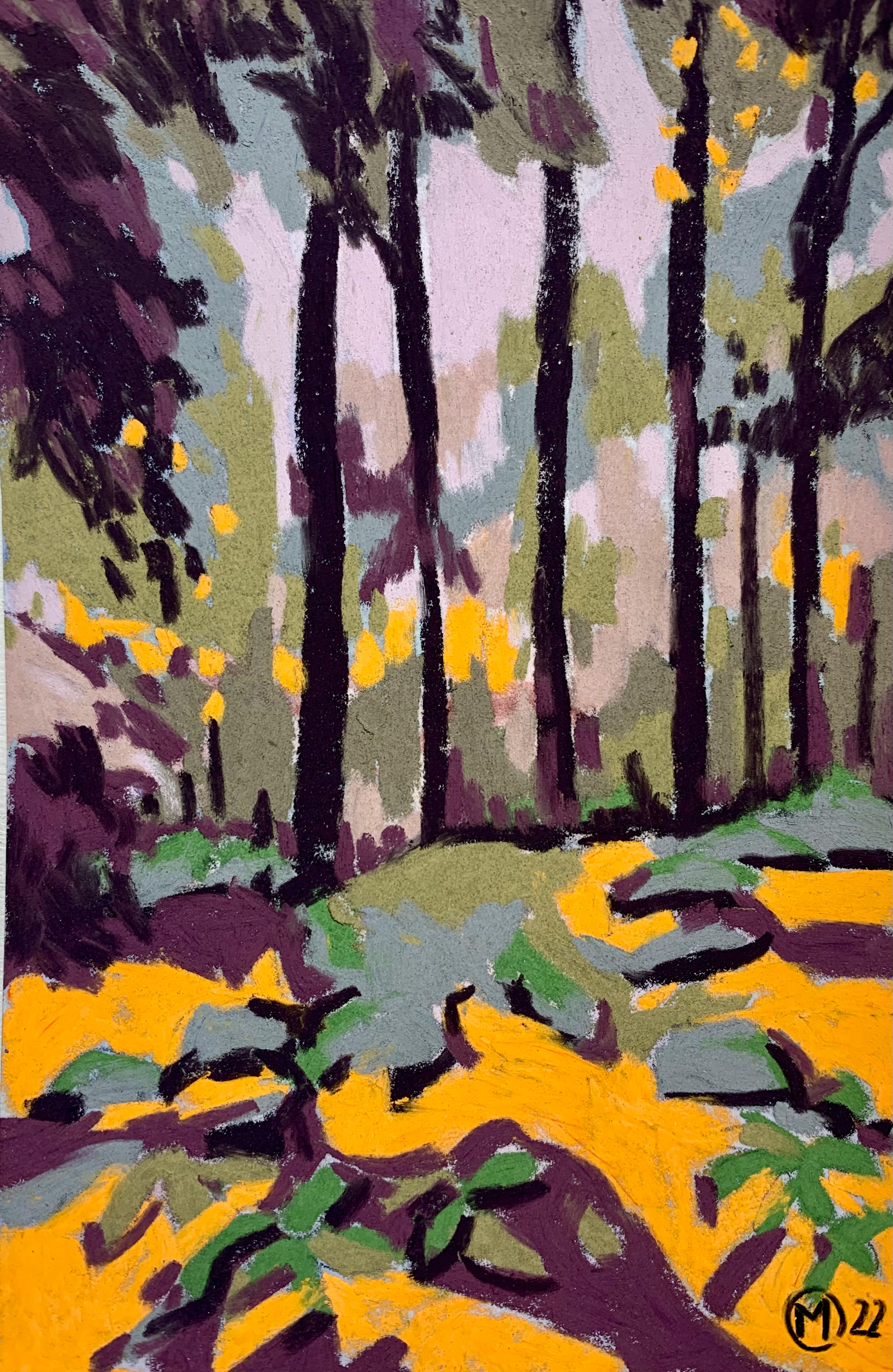 10x15 cm pastel sec
