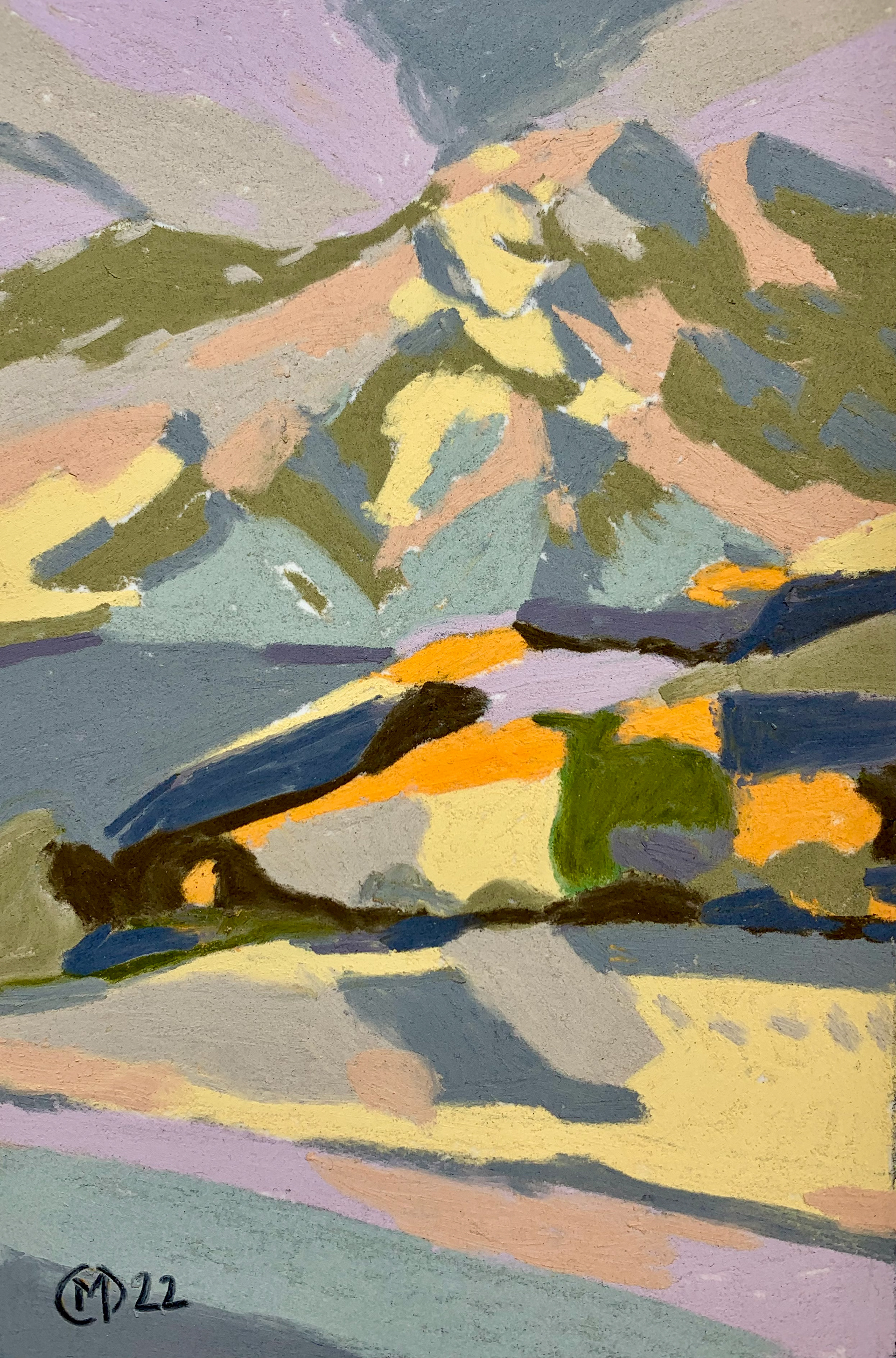 10x15 cm pastel sec