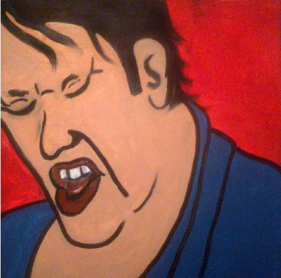 12 Daniel Richter, Karikatur1