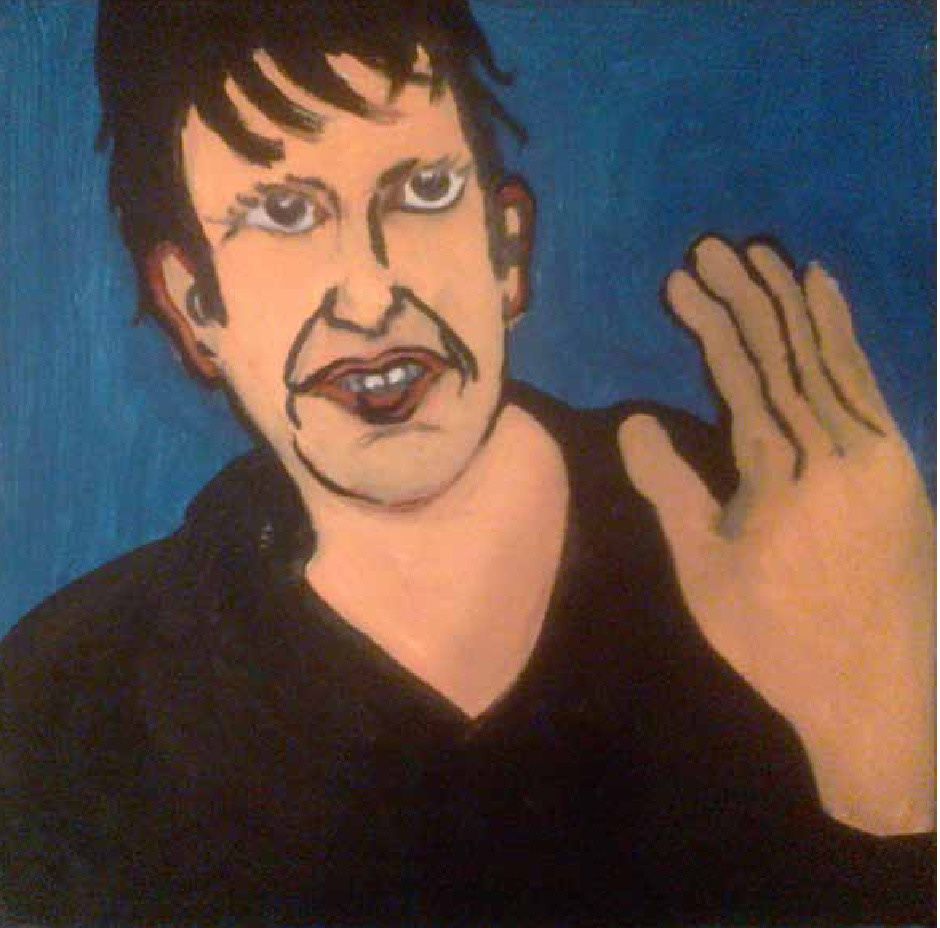 13 Daniel Richter, Karikatur2