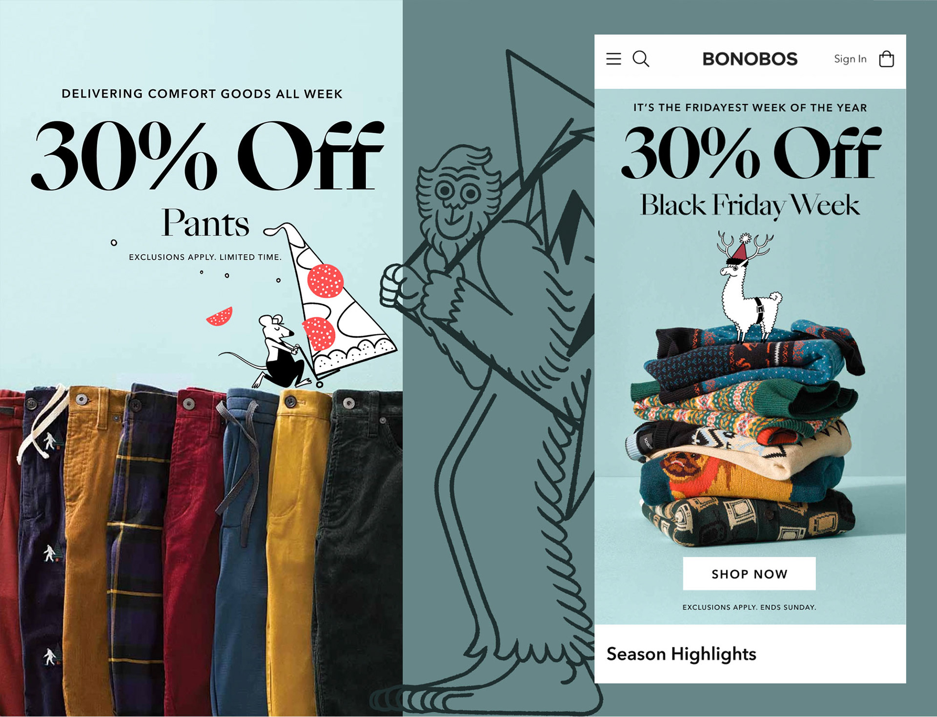 Bonobos' New Ads Show Love for Its Pants