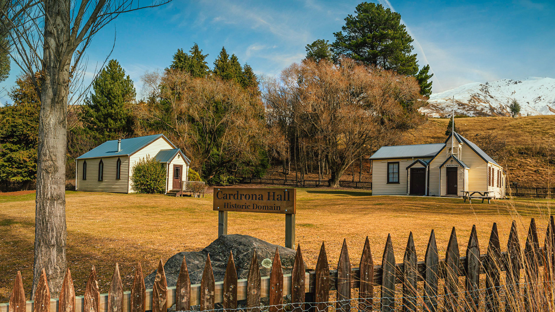 Historic house at Cardrona Hall, Cardrona, South Island, New Zealand